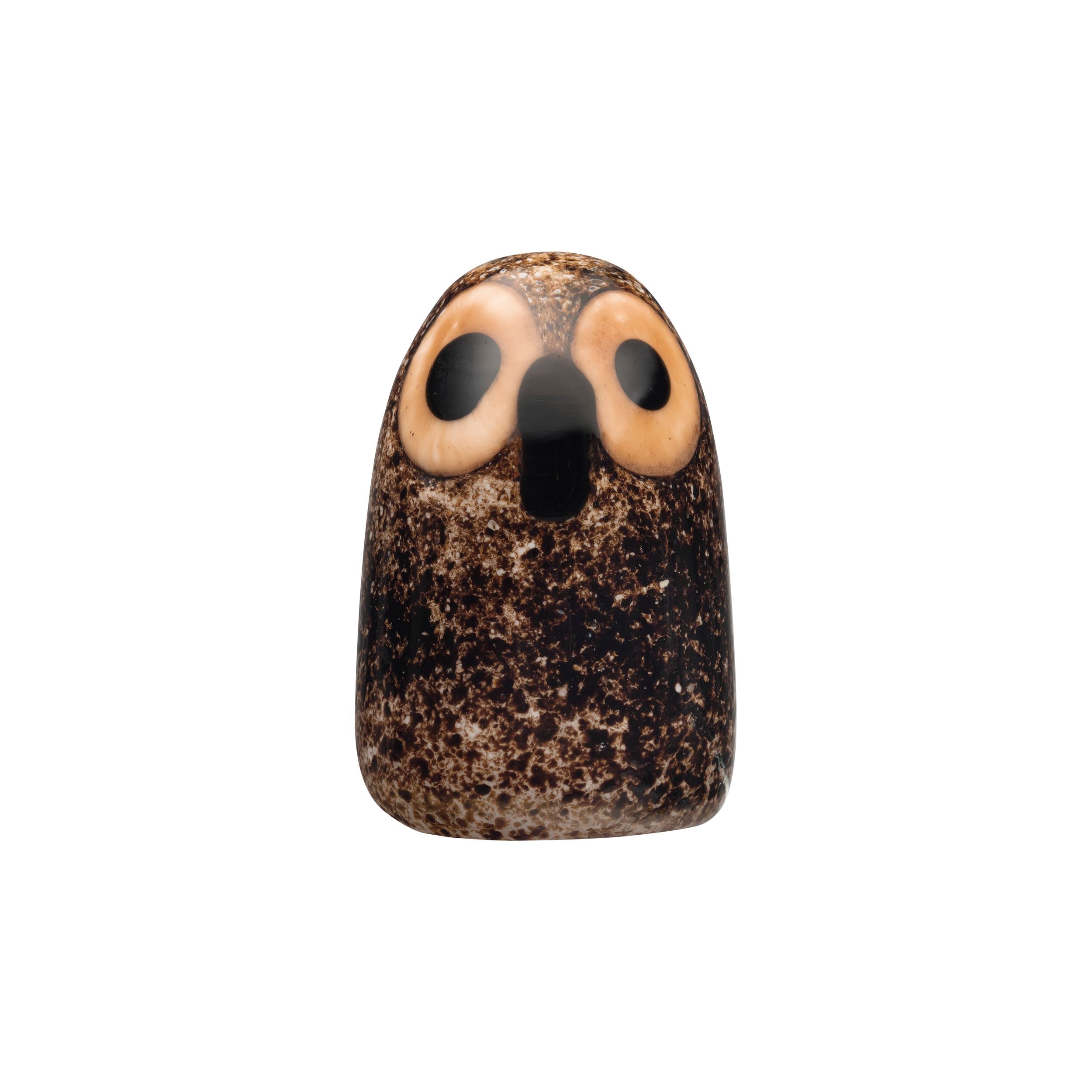 置物  Birds by Toikka Little Barn Owl Birds by Toikka Riihipöllön poikanen 45x65mm ruskea | Iittala