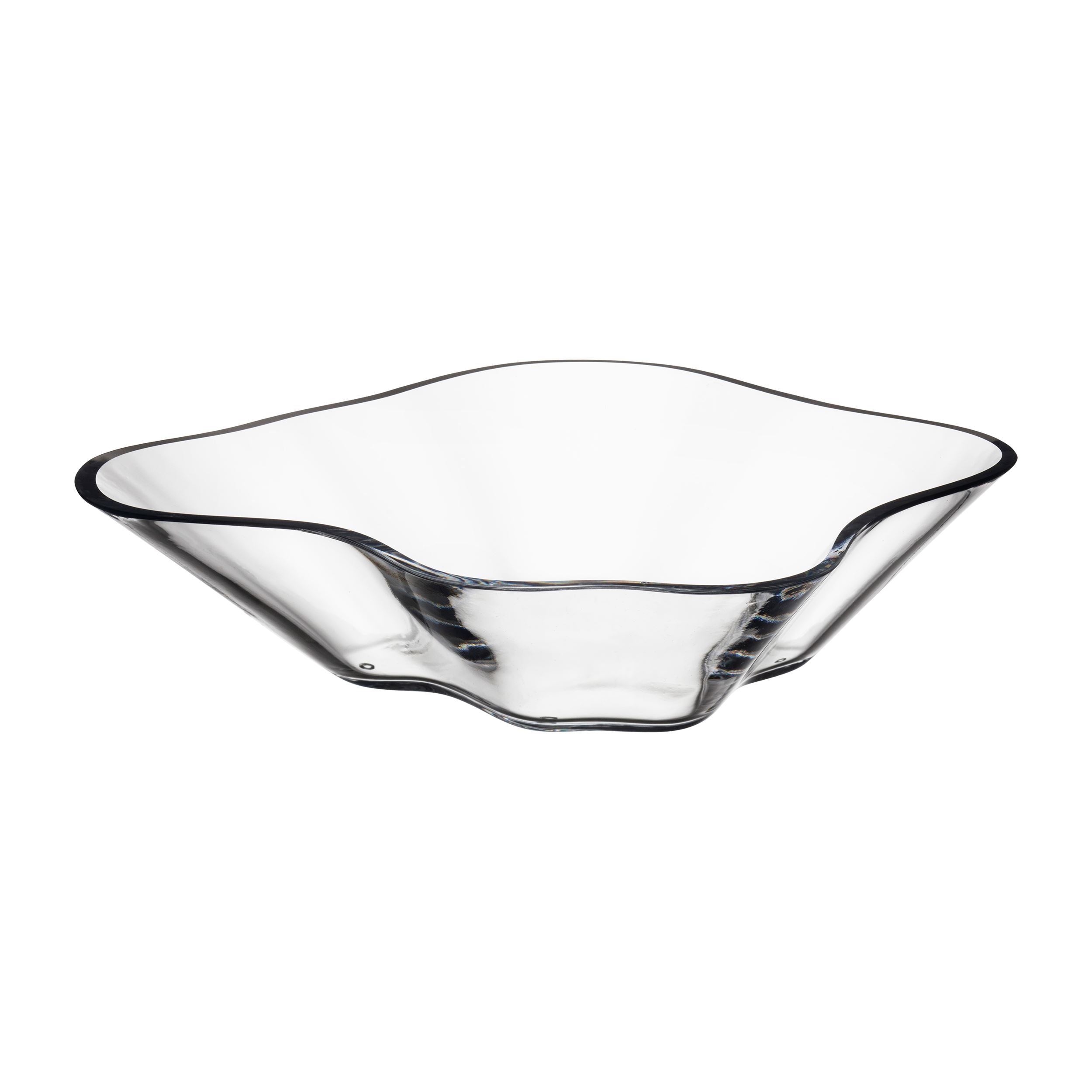 Alvar Aalto Collection Flower bowl 279x75mm clear | Iittala