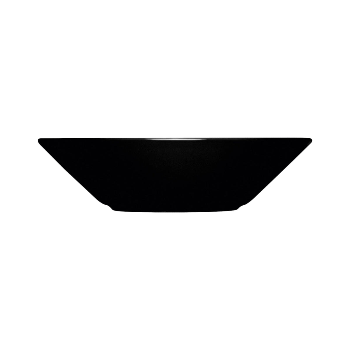 Teema bord diep 21cm zwart