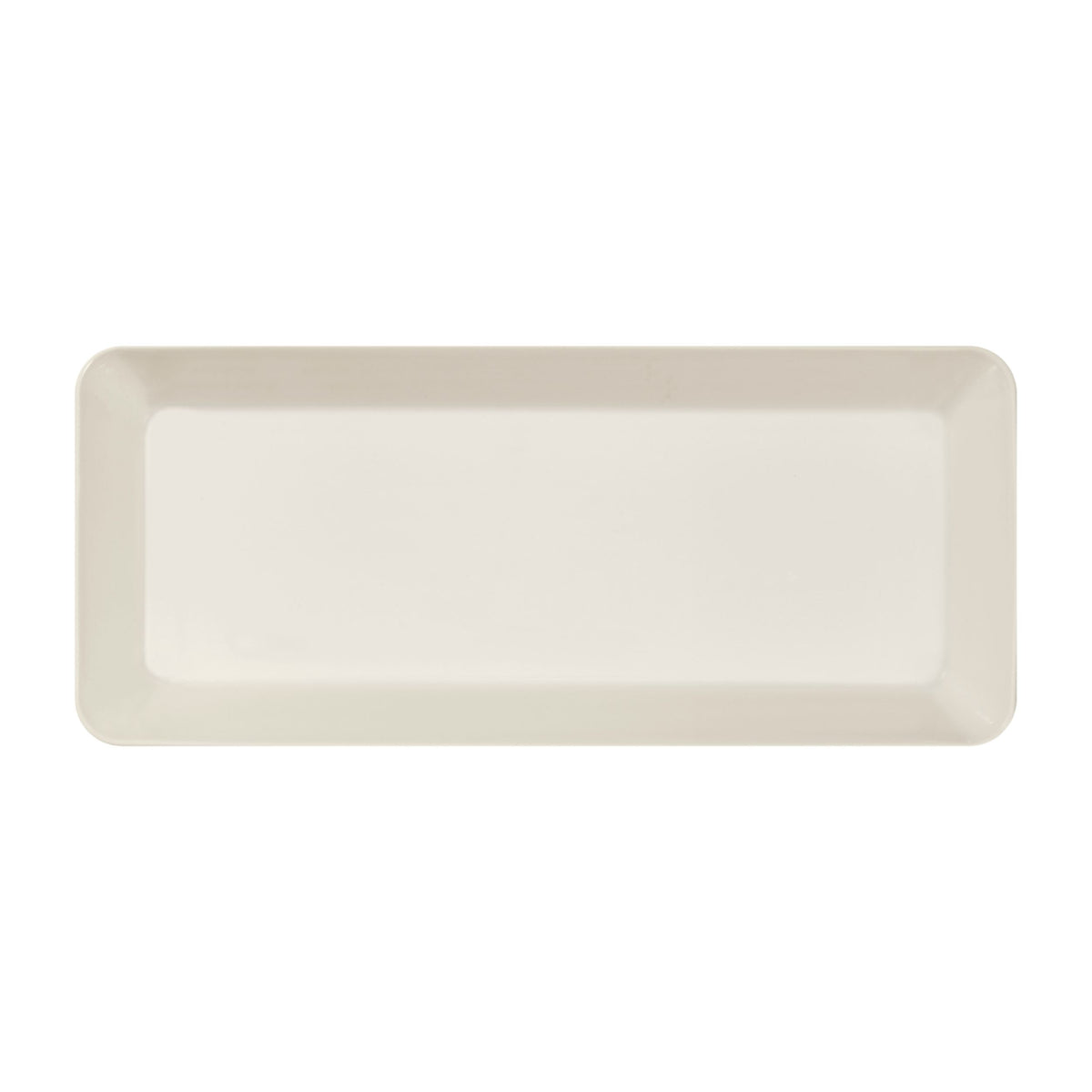 Teema schaal 16x37cm wit - Teema platter 16x37cm white