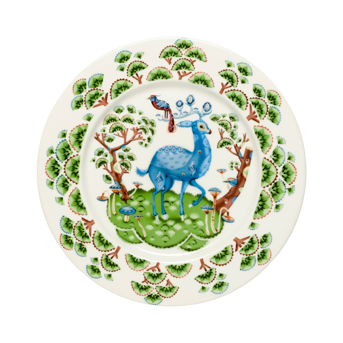 Satumetsä plate 22cm spring green-sky blue - Satumetsä plate 22cm spring green-sky bl