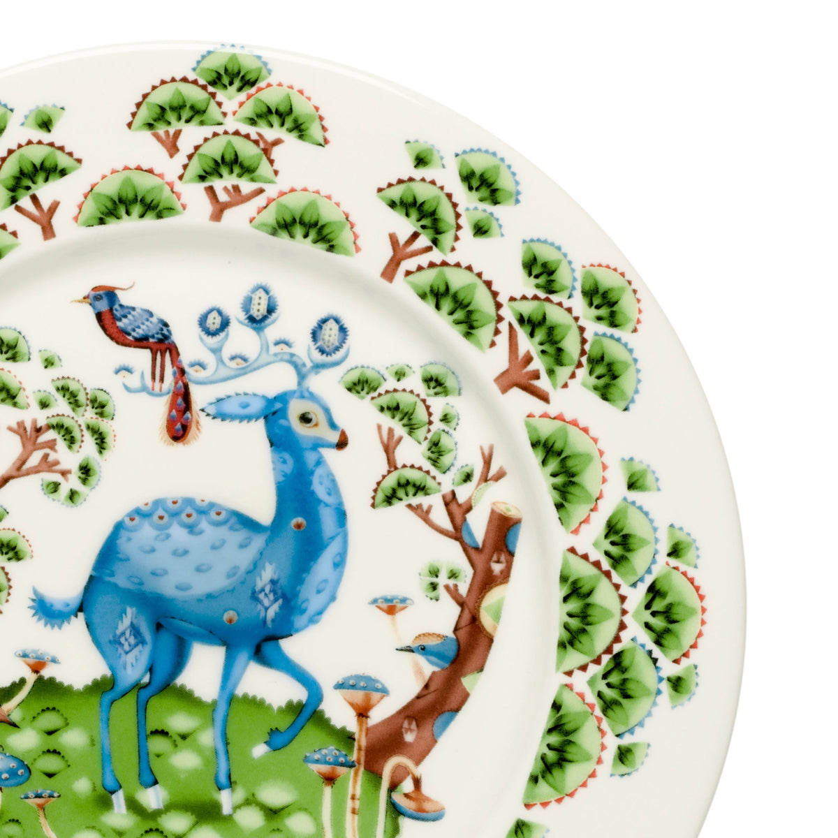 Satumetsä plate 22cm spring green-sky blue - Satumetsä plate 22cm spring green-sky bl