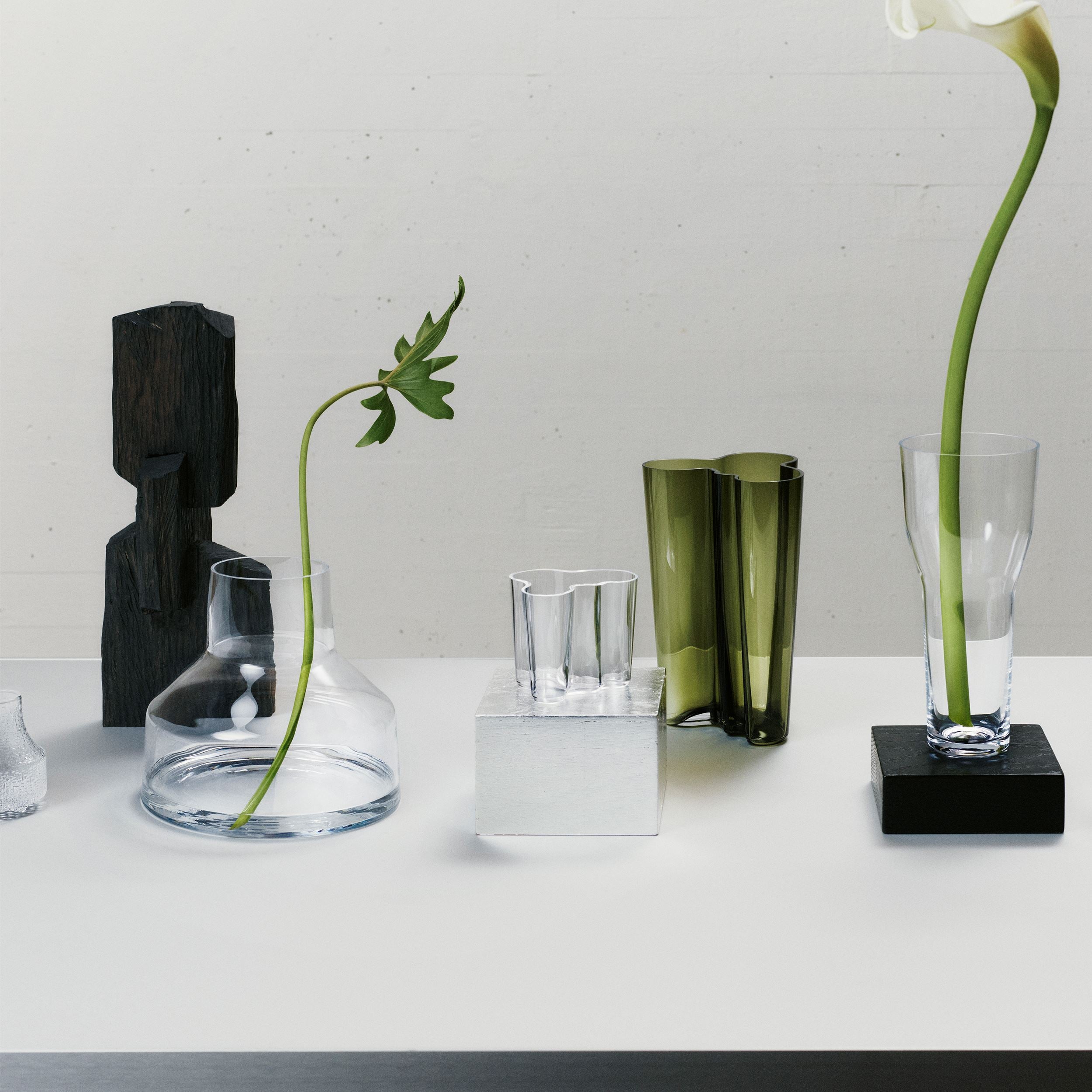 Alvar Aalto Collection vase 95mm clear | Iittala
