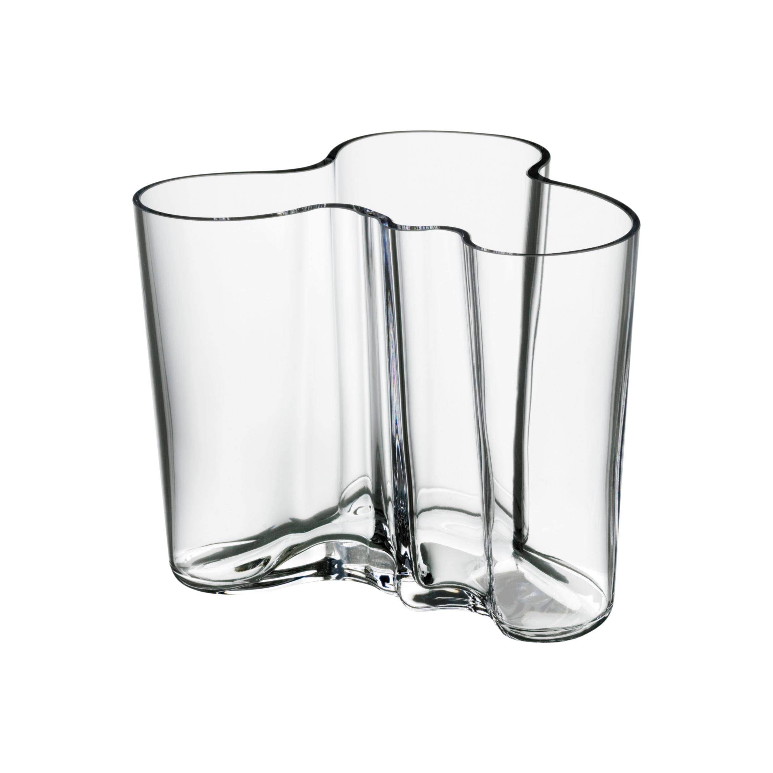 花瓶・フラワースタンド  Alvar Aalto Vase 120mm Clear Alvar Aalto Collection vase 120mm clear | Iittala