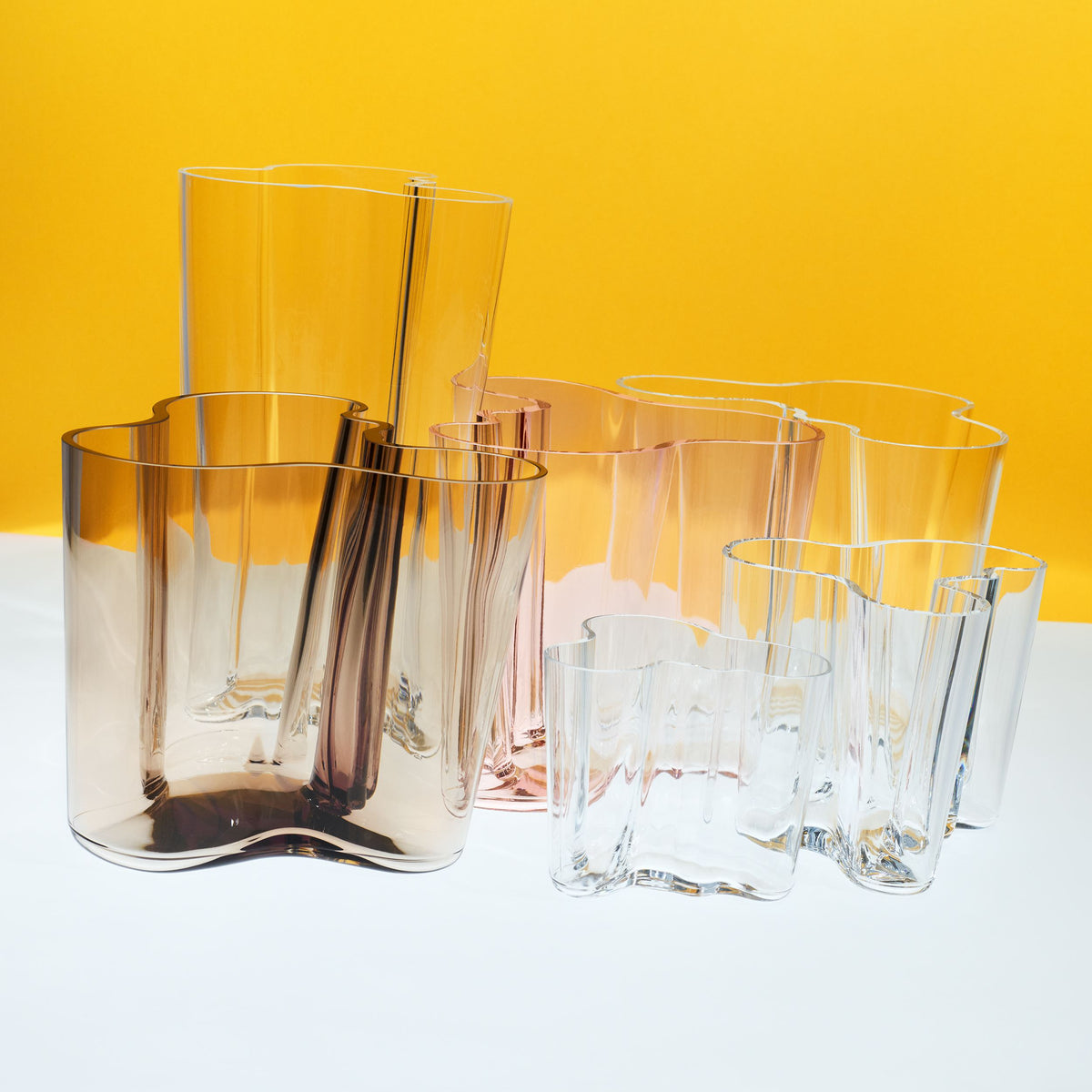 Alvar Aalto Collection vaas 120mm helder - Aalto vase 120mm clear