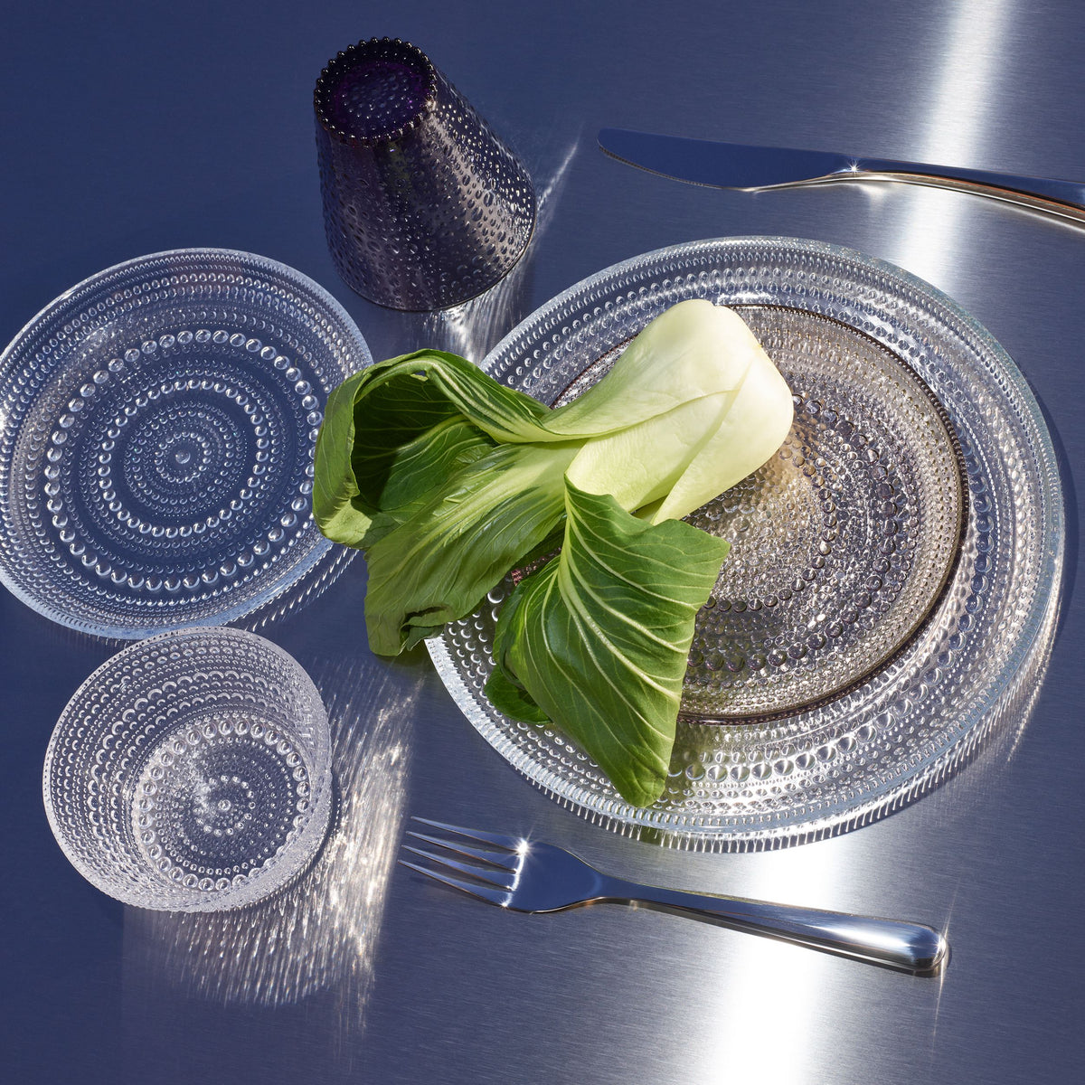 Kastehelmi plate 248mm clear