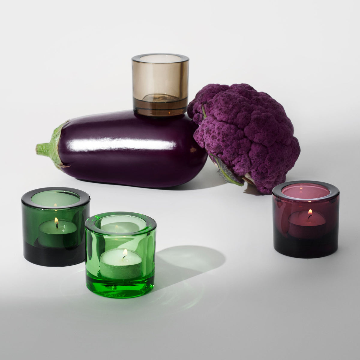 Kivi tealight candleholder 60mm clear - Kivi teal.candleh. 60mm clear