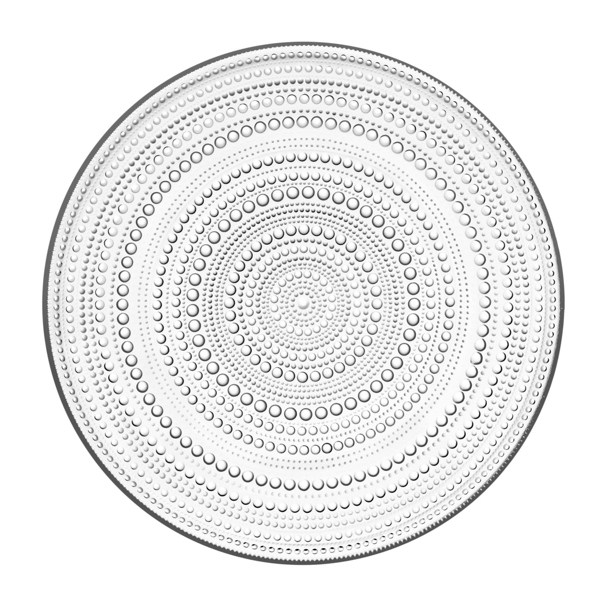 Kastehelmi plate 315mm clear