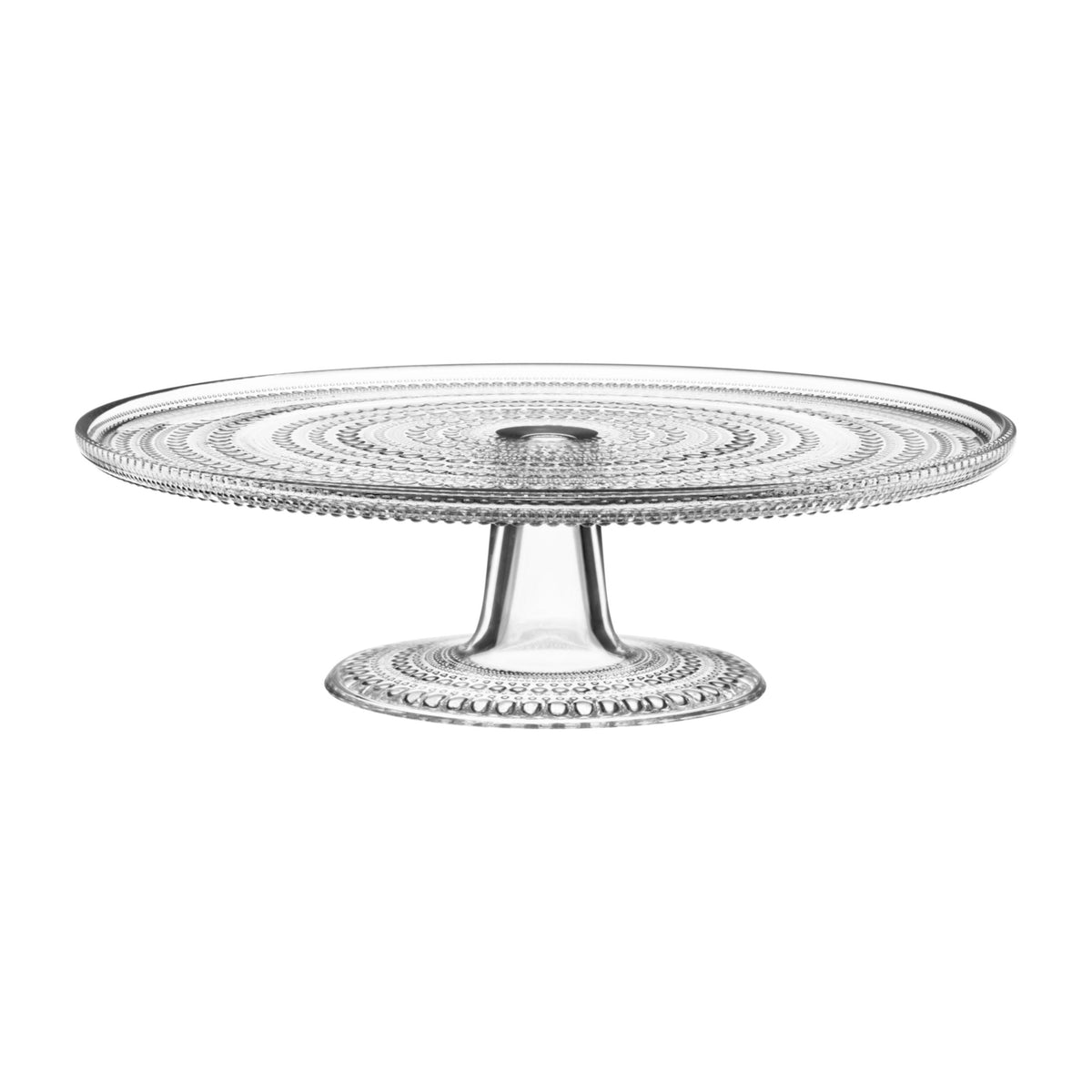 Kastehelmi cake stand 315mm clear