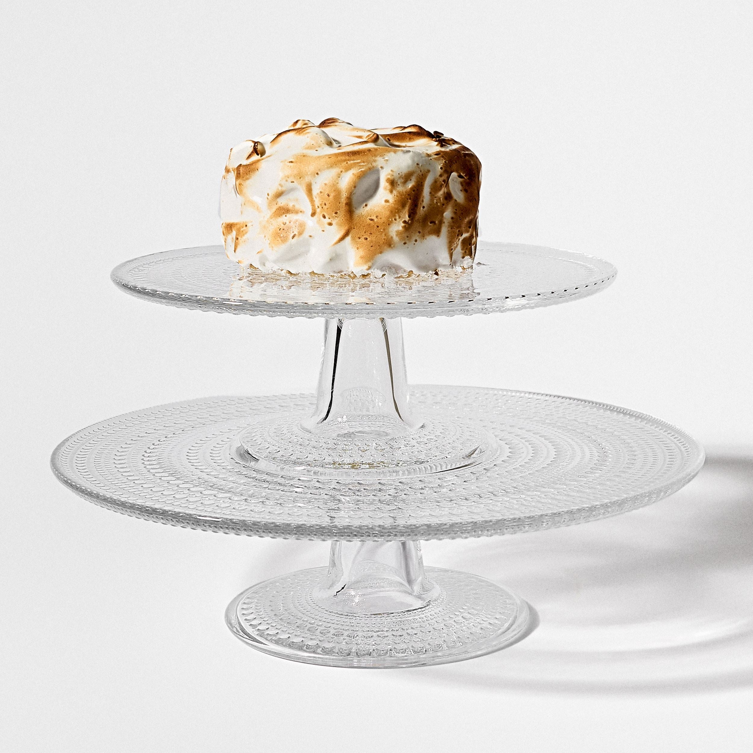 Kastehelmi cake stand 315mm clear | Iittala