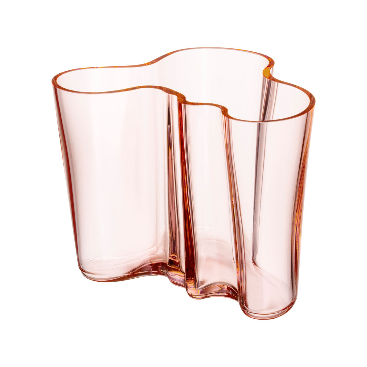 Aalto vase 160mm salmon pink
