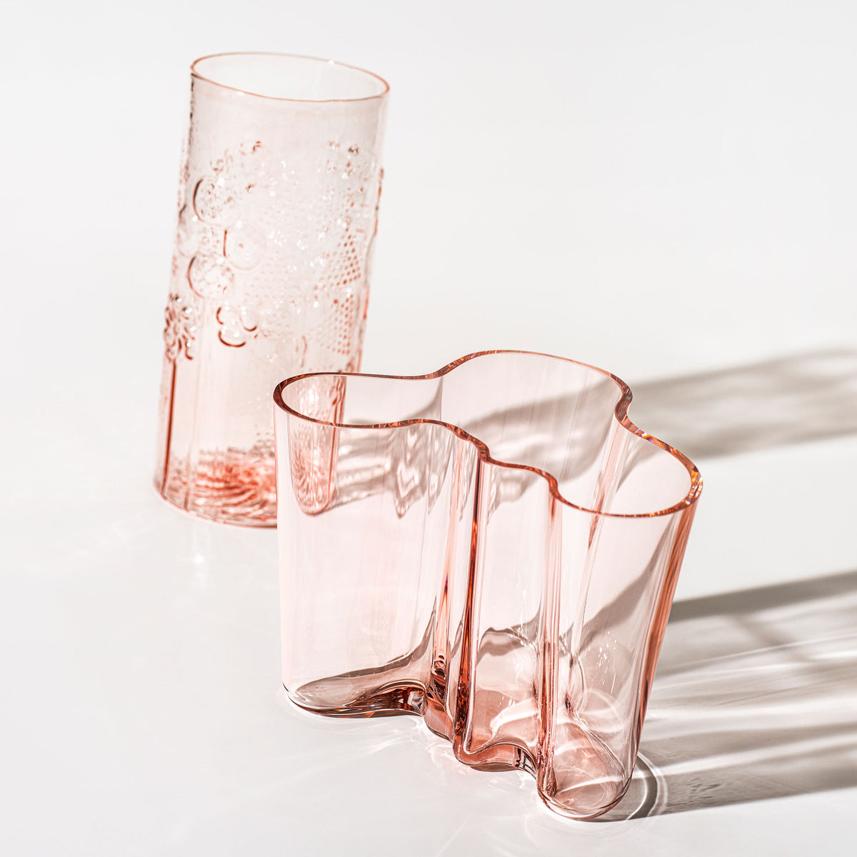 Aalto vase 160mm salmon pink