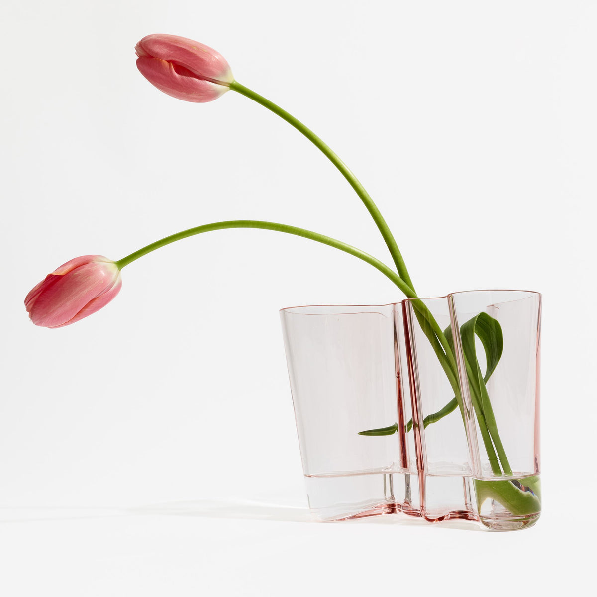 Aalto vase 160mm salmon pink