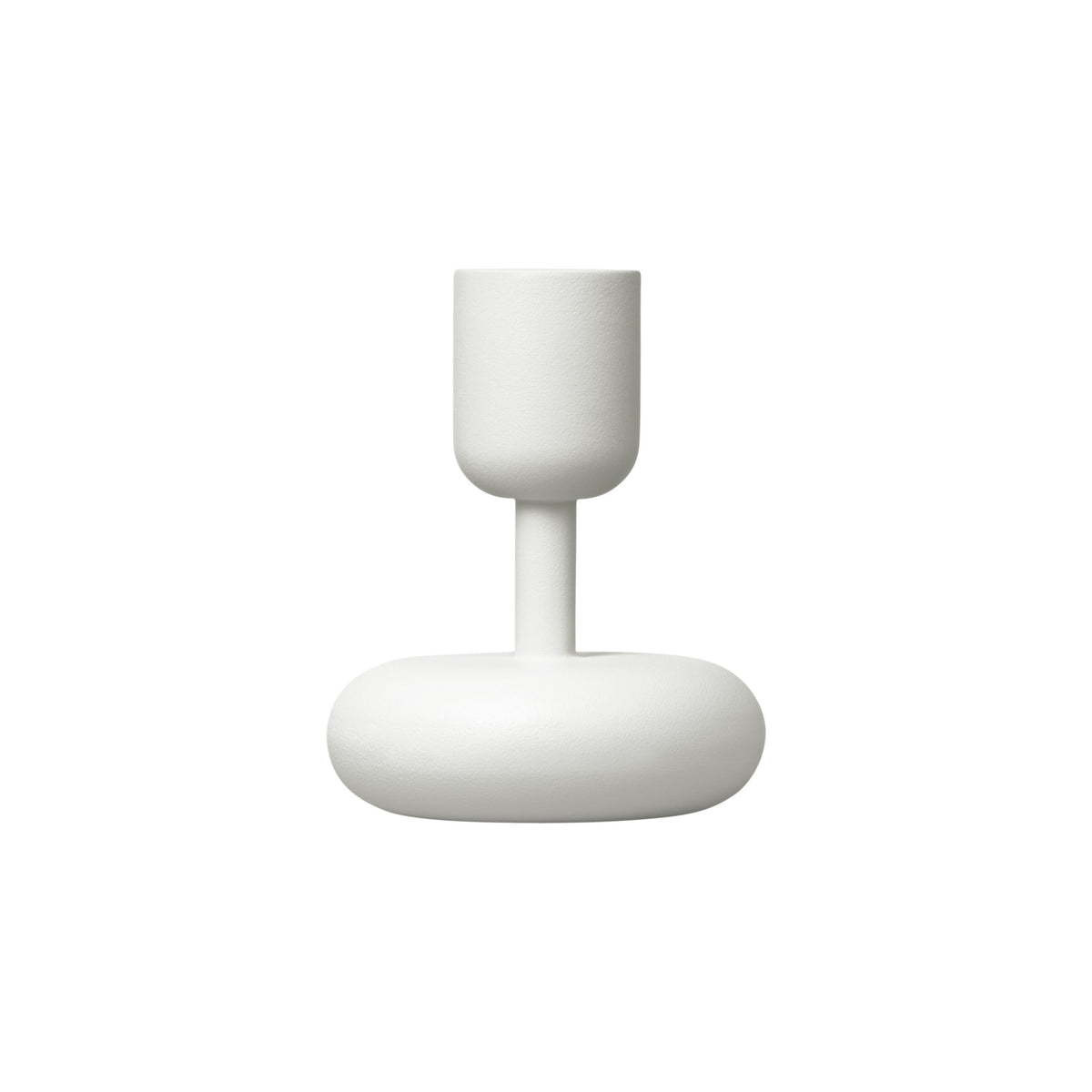 Nappula ljusstake vit107mm