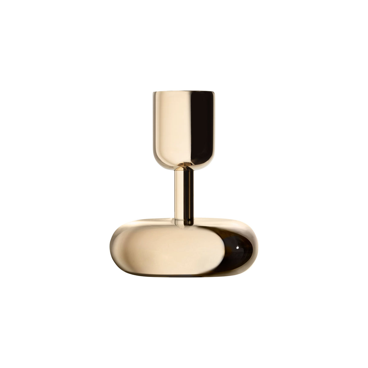 Nappula ljusstake 107mm mässing - Nappula candleholder 107mm brass