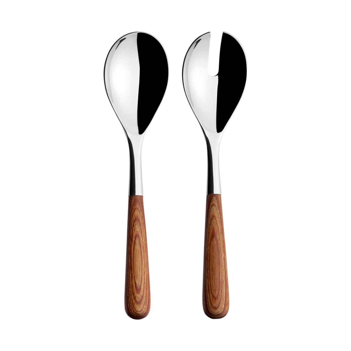 Piano serving set w wooden handles 2set