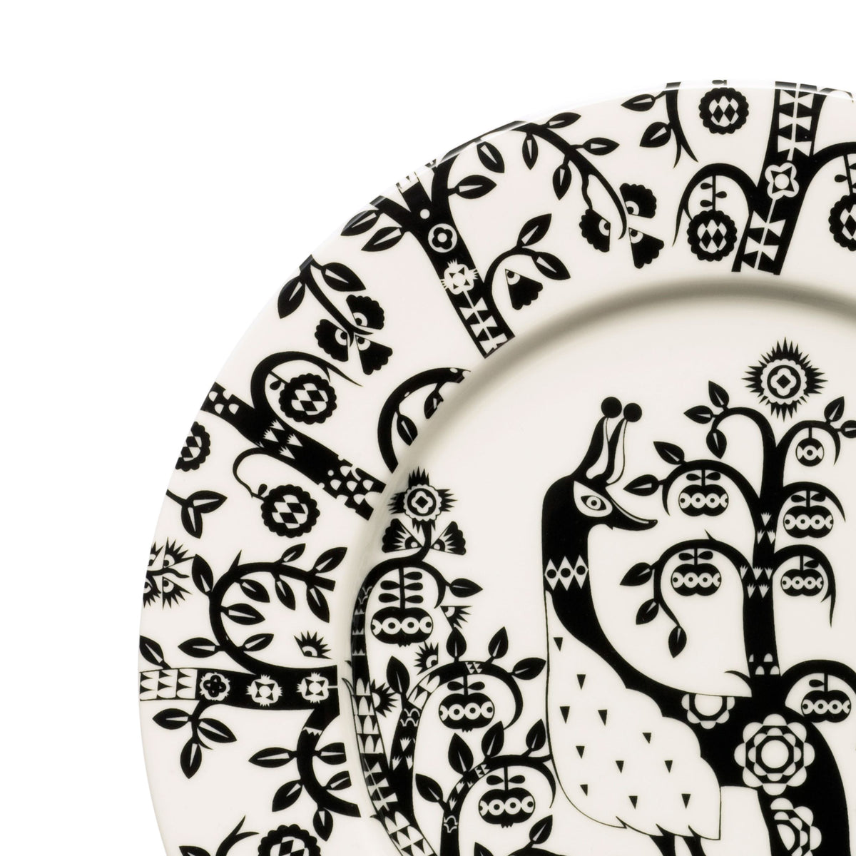 Taika bord 22cm zwart - Taika plate 22cm black