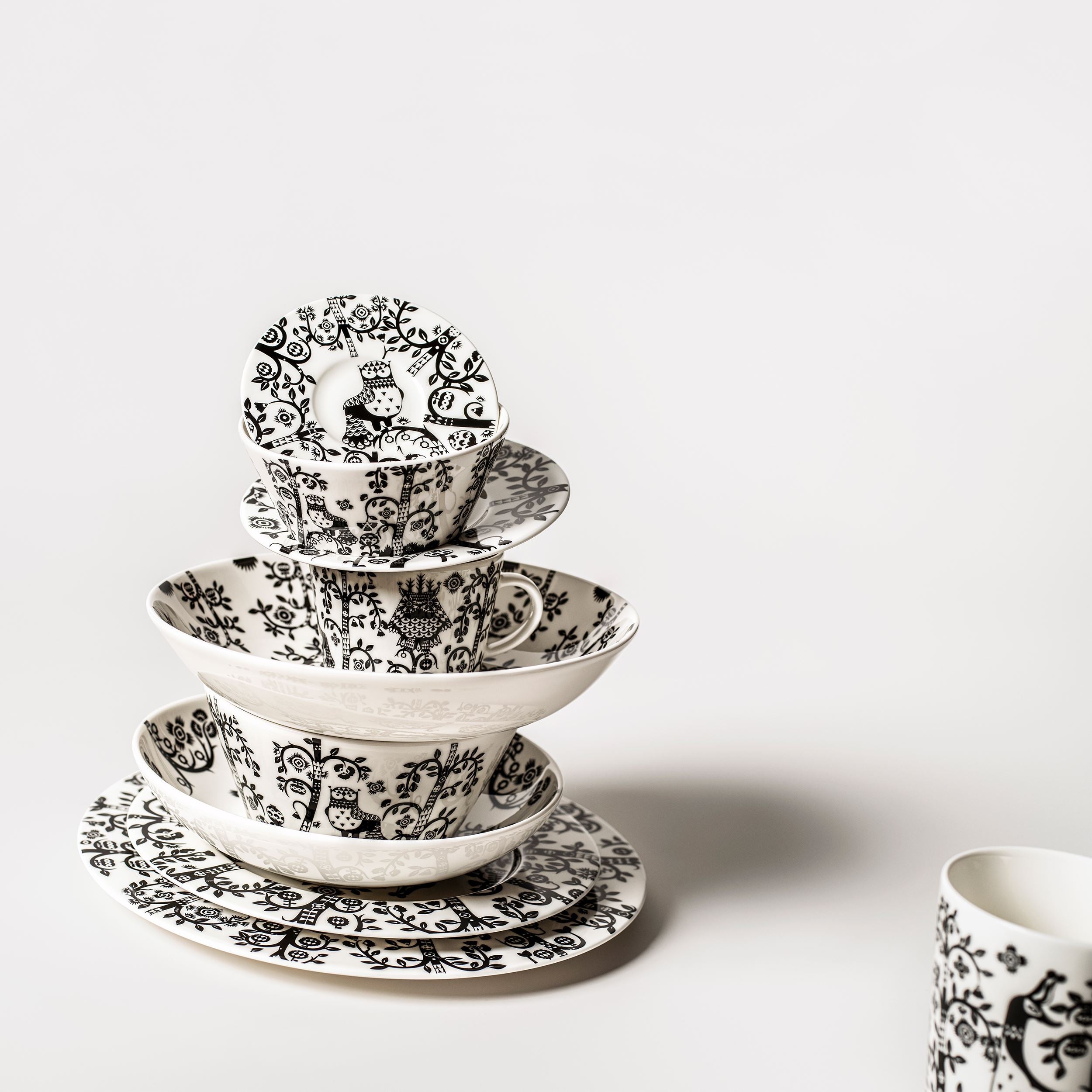  Taika プレート 4枚 Taika plate 22cm black | Iittala