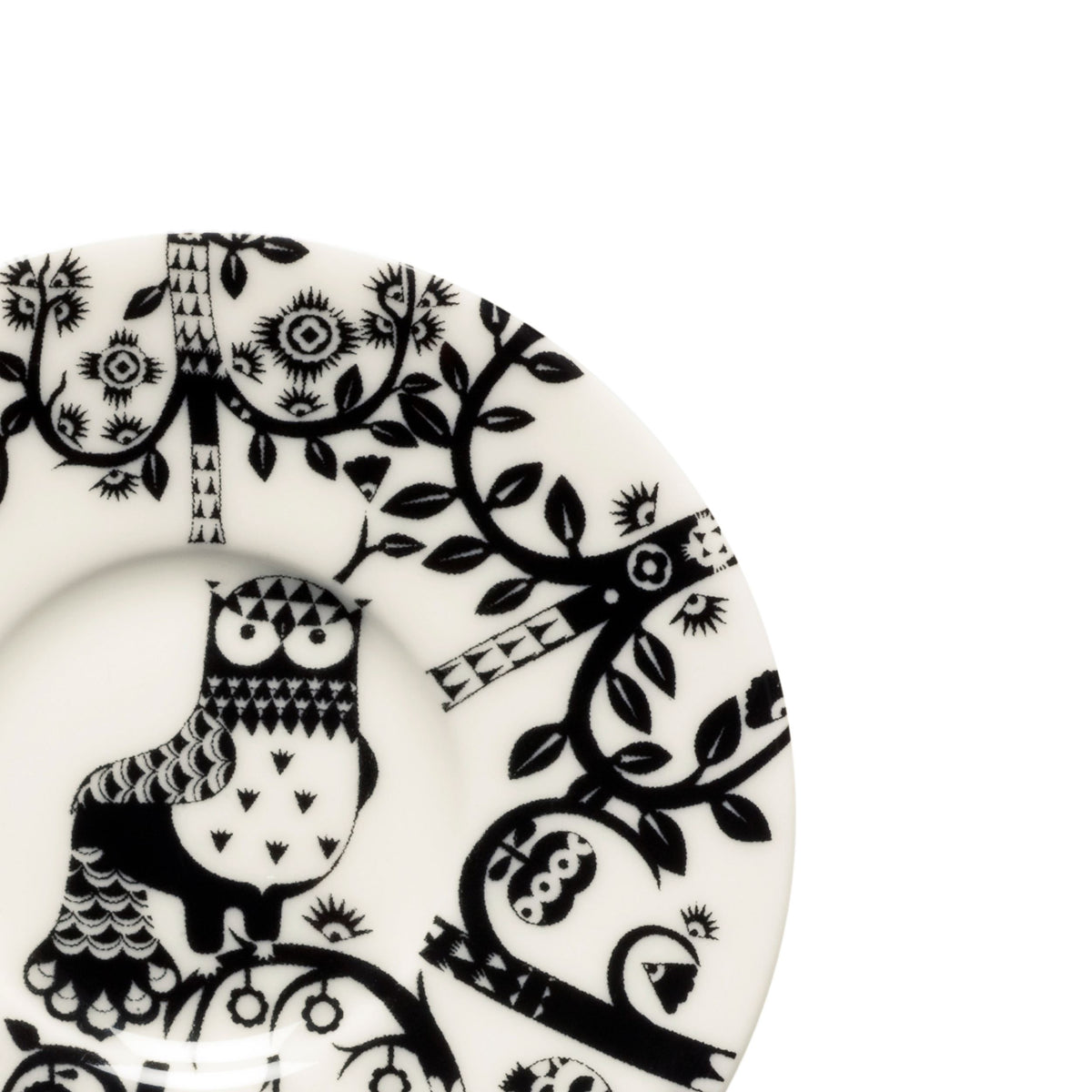 Taika vati 11cm musta - Taika saucer 11cm black