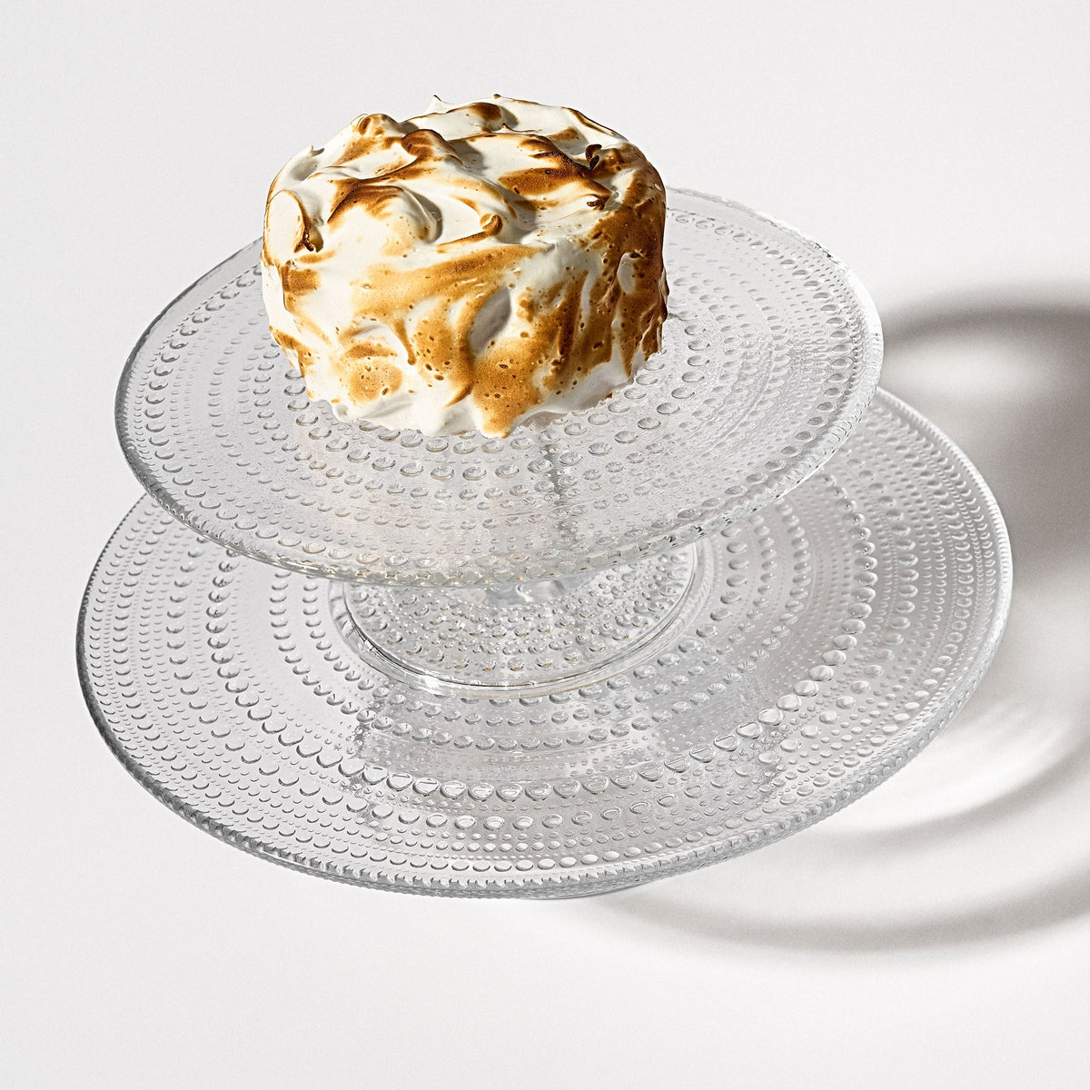 Kastehelmi cake stand 240mm clear