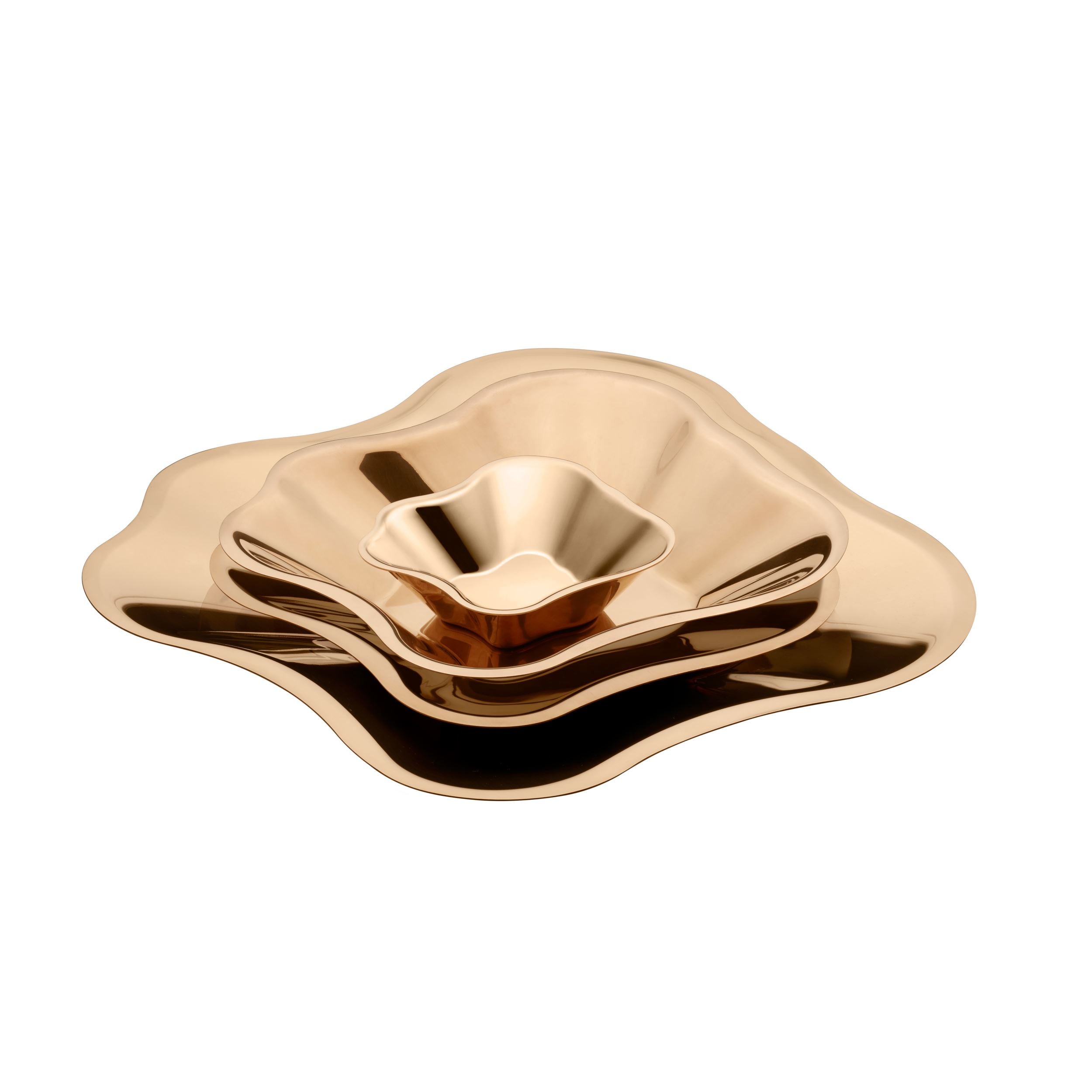 Alvar Aalto Collection bowl 504mm rose gold | Iittala