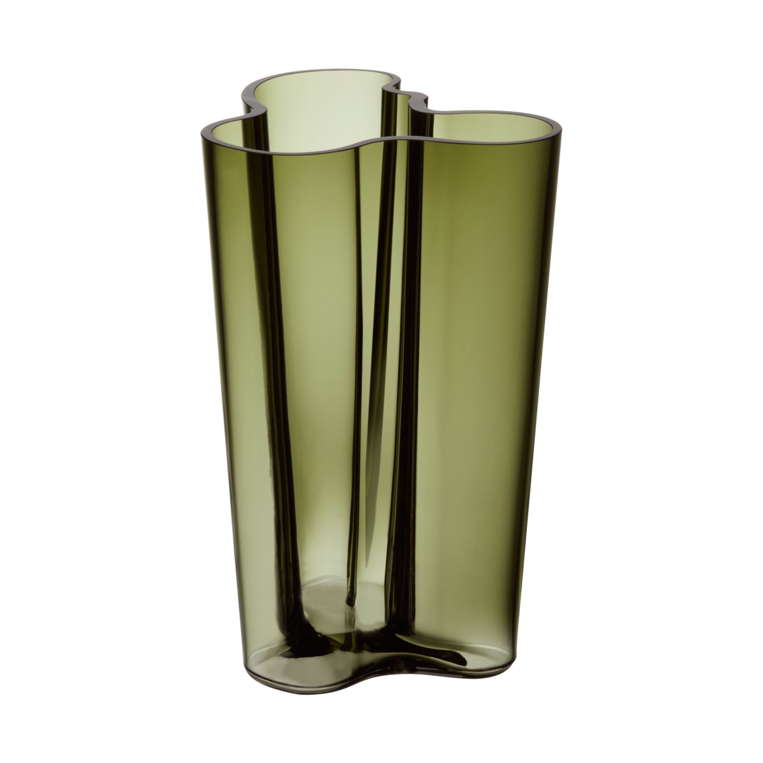Alvar Aalto Collection vase 251mm moss green | Iittala