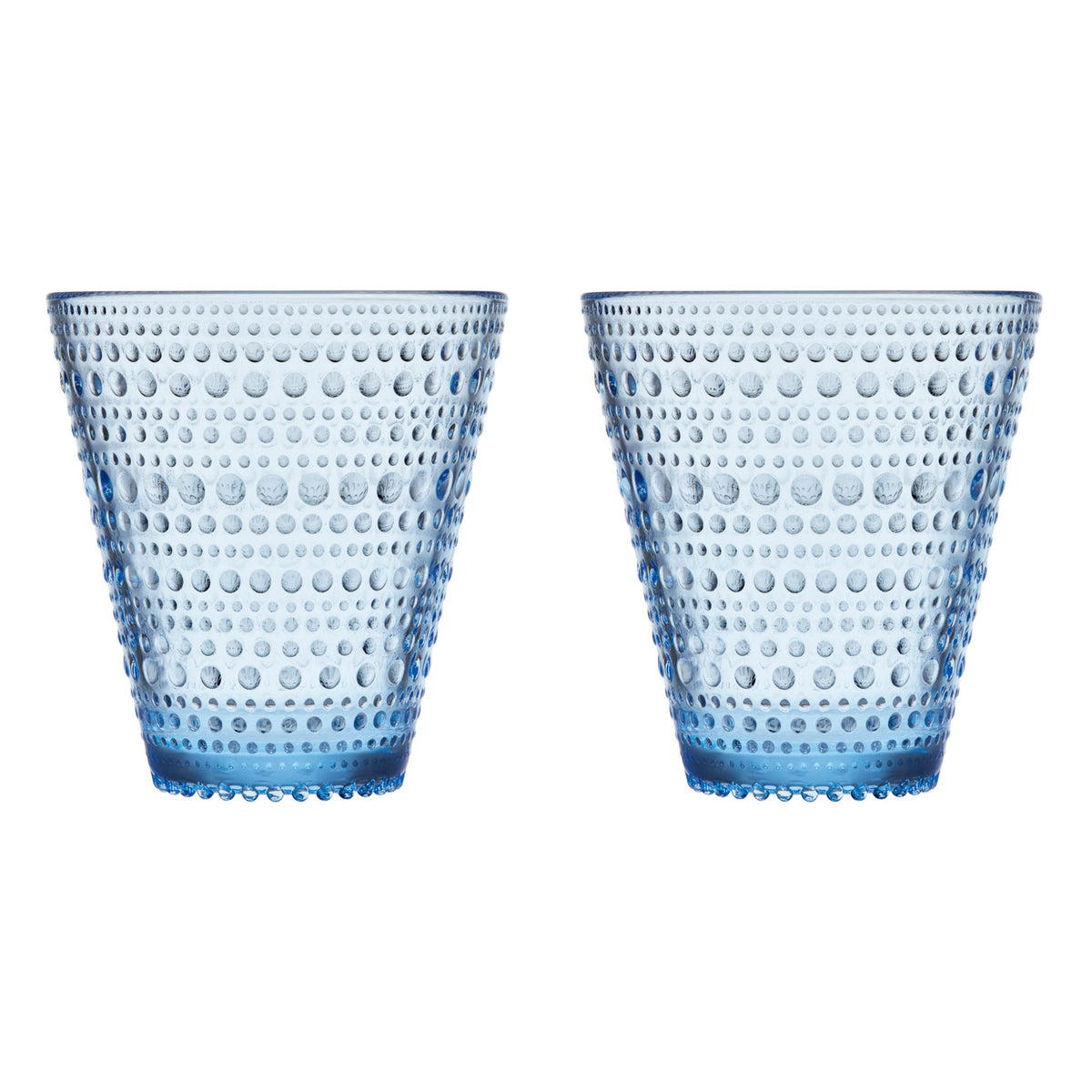 Kastehelmi glas 30cl aqua 2 stuks - Kastehelmi tumbler 30cl aqua 2pc