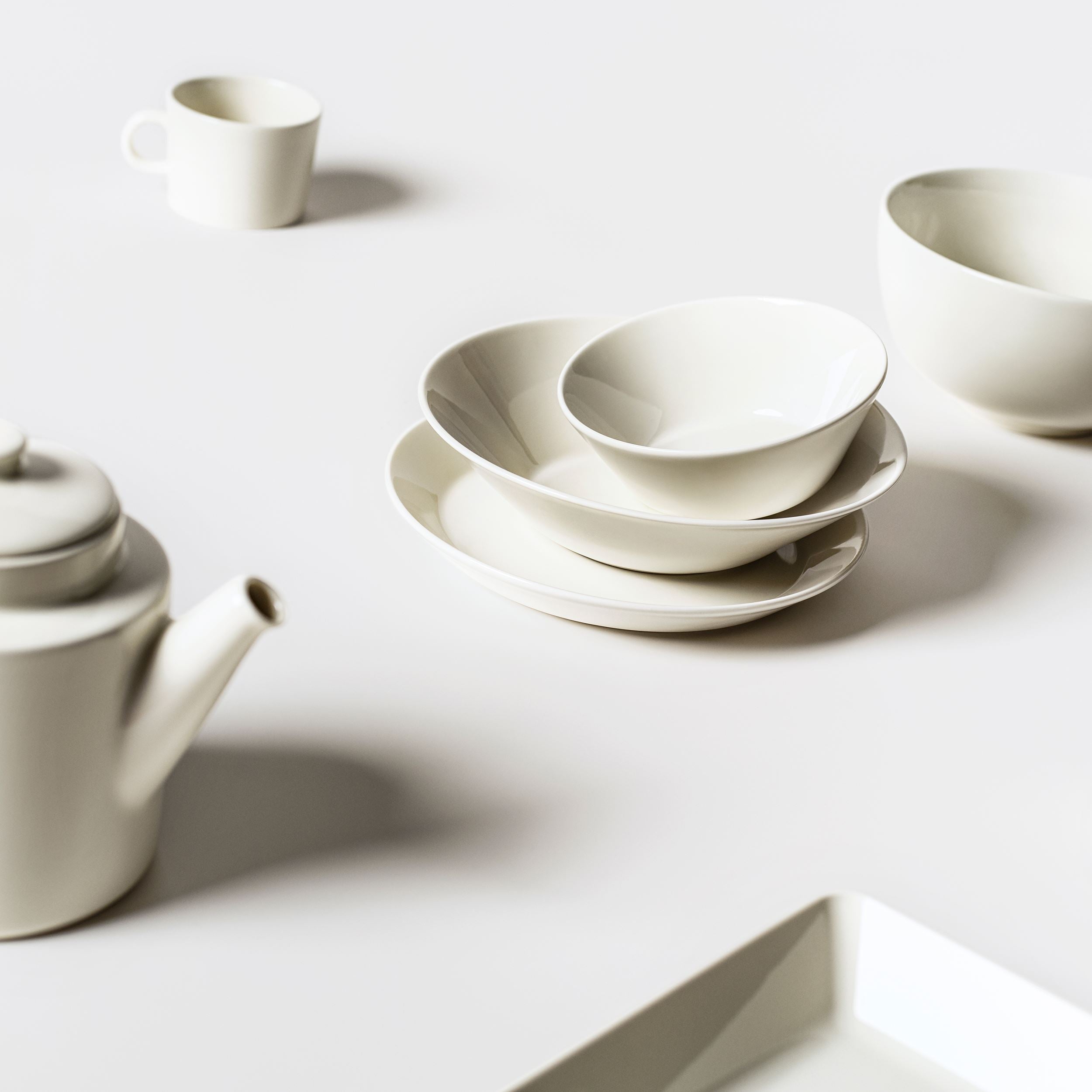 Teema plate 21cm white 4pcs | Iittala
