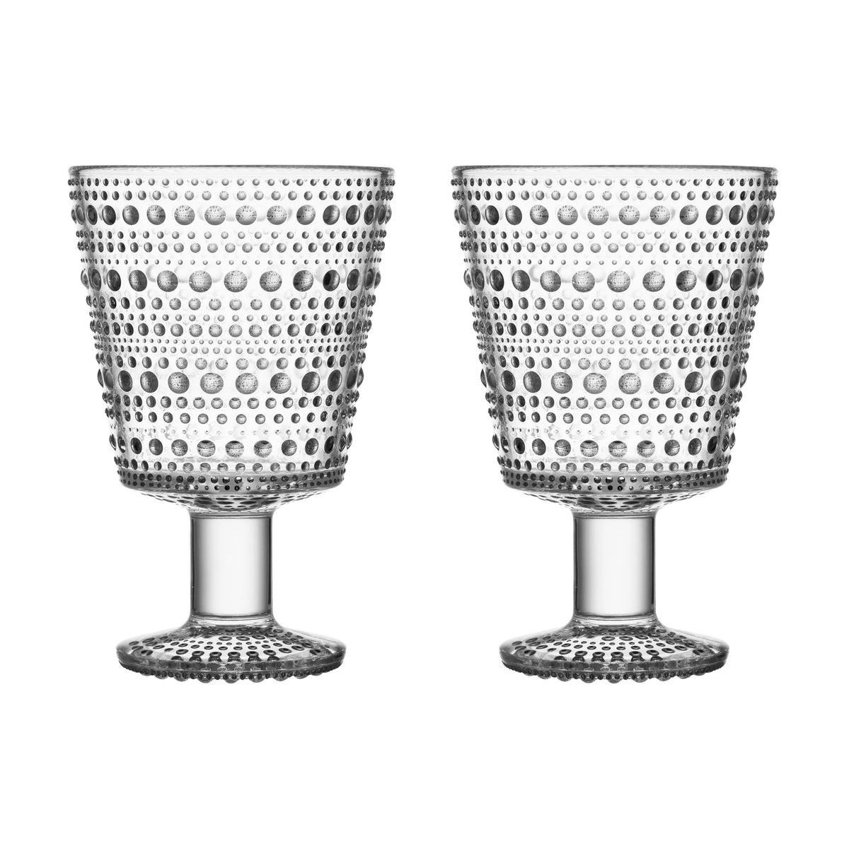 Kastehelmi glass 26cl clear 2pcs - Kastehelmi univ. glass 26cl clear 2pc