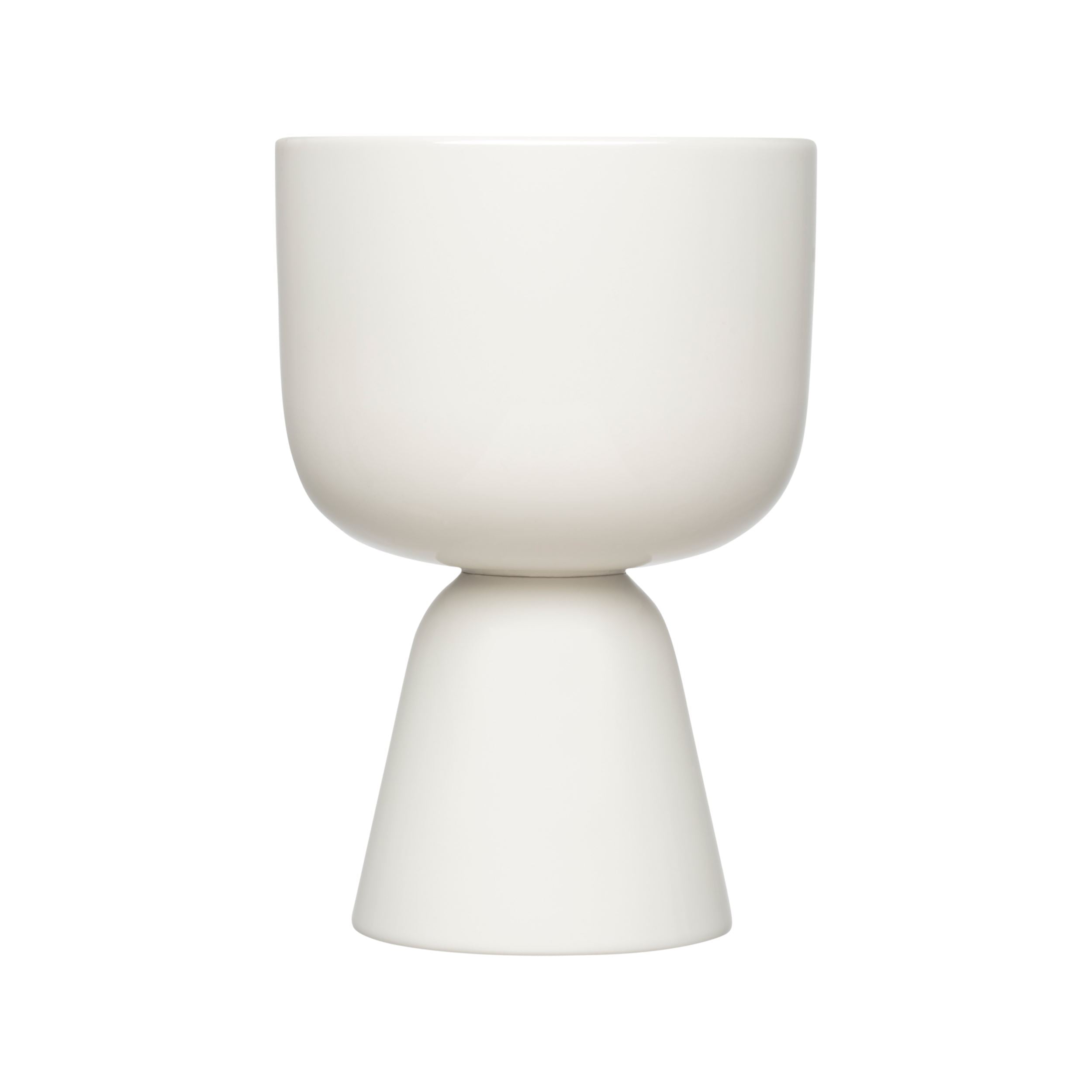 Nappula plant pot 230x155mm white | Iittala