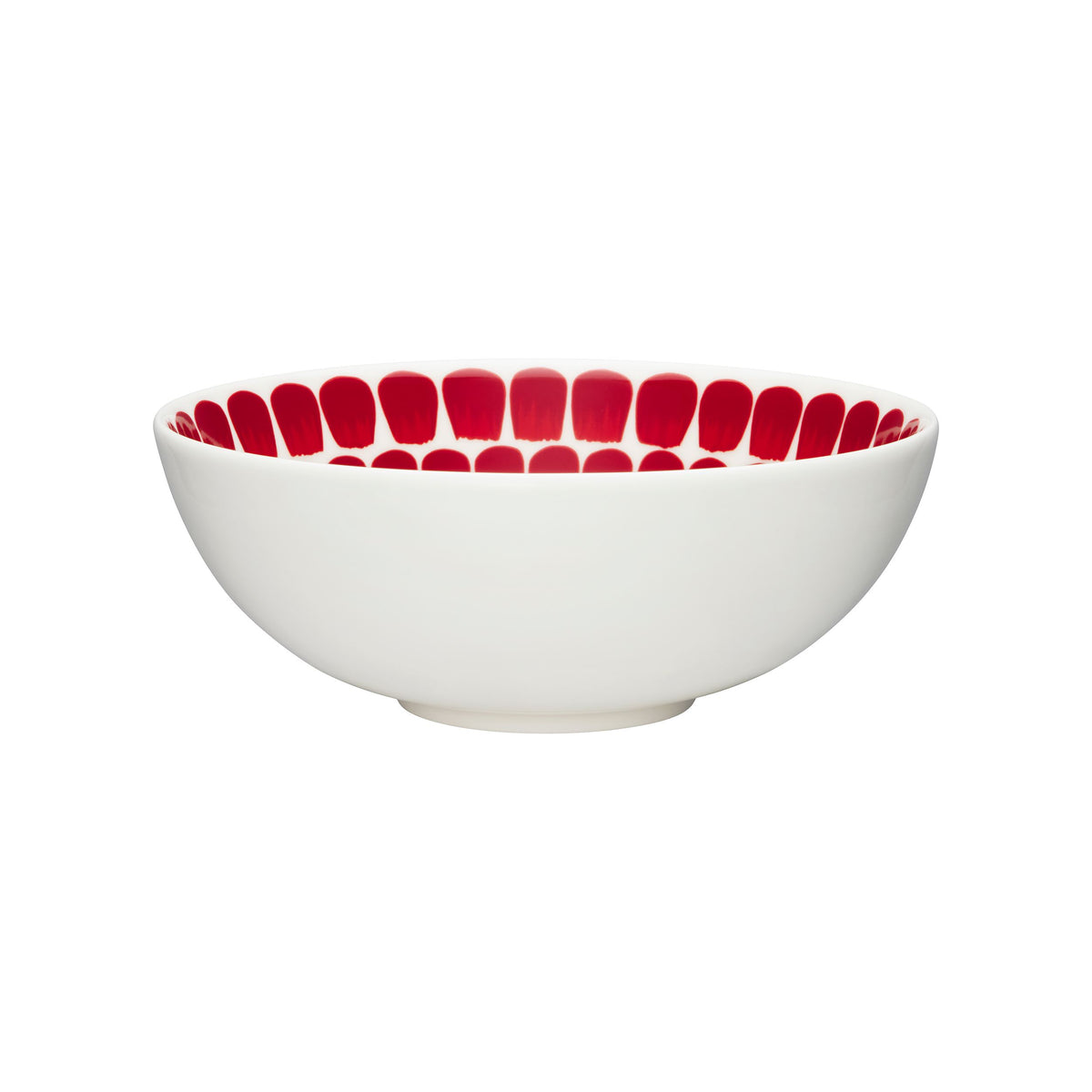 Tuokio deep plate 18cm red - Tuokio plate deep 18cm red