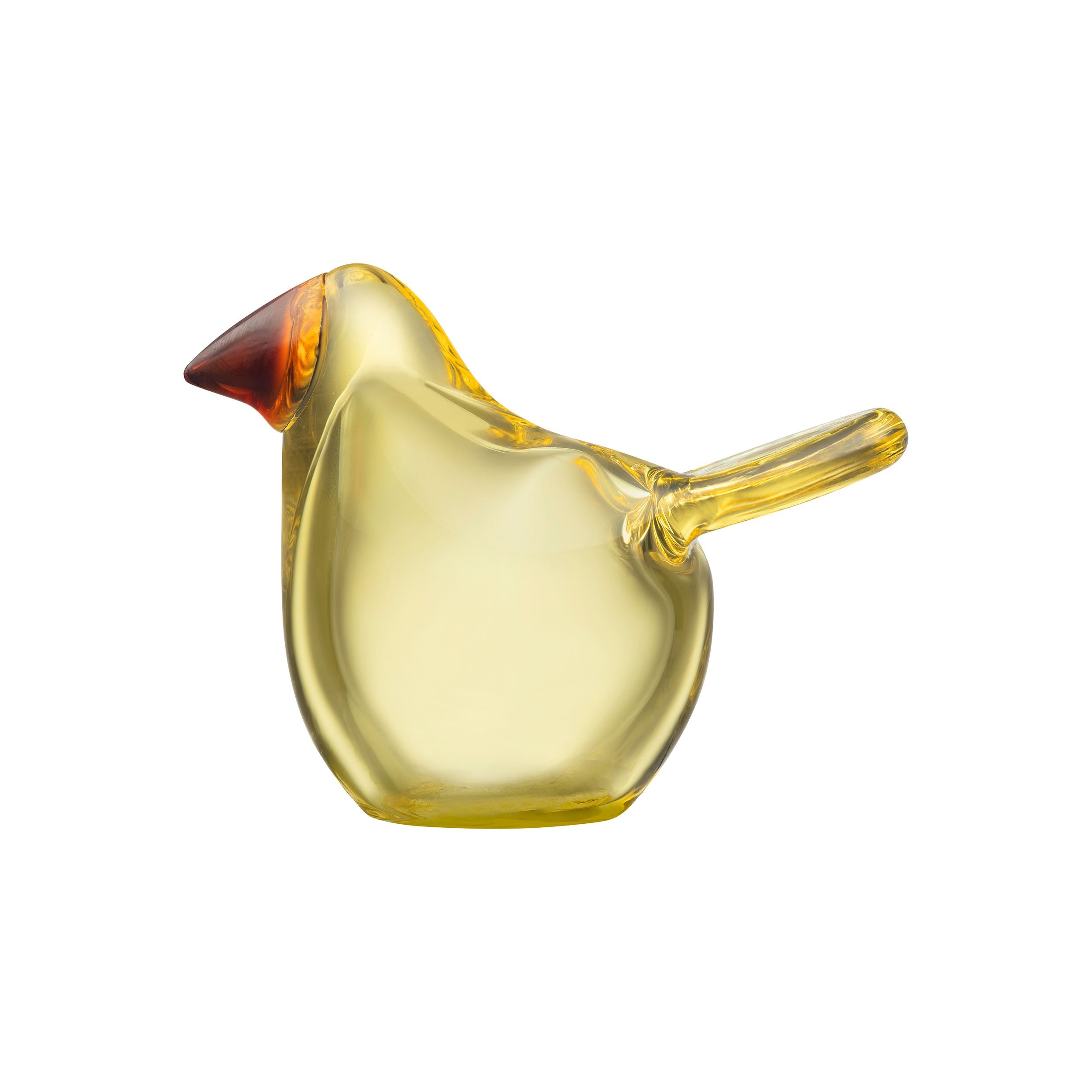  Birds　Dyynia Birds by Toikka Flycatcher 95x60mm lemon-copper | Iittala