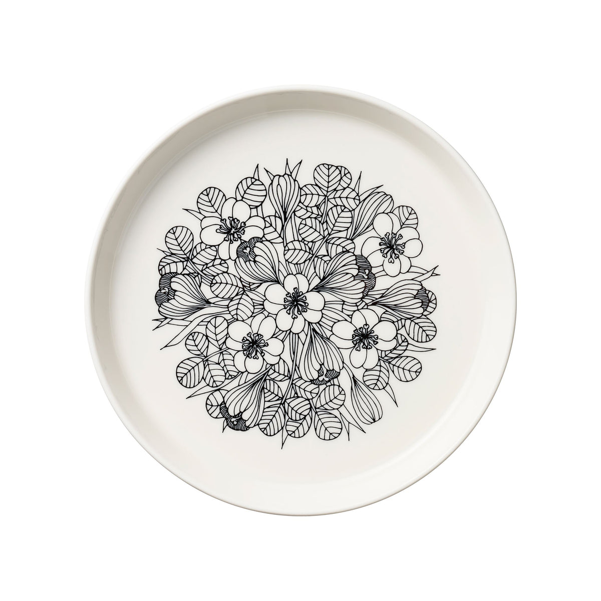 Krokus plate 19cm black - Krokus plate 19 cm black