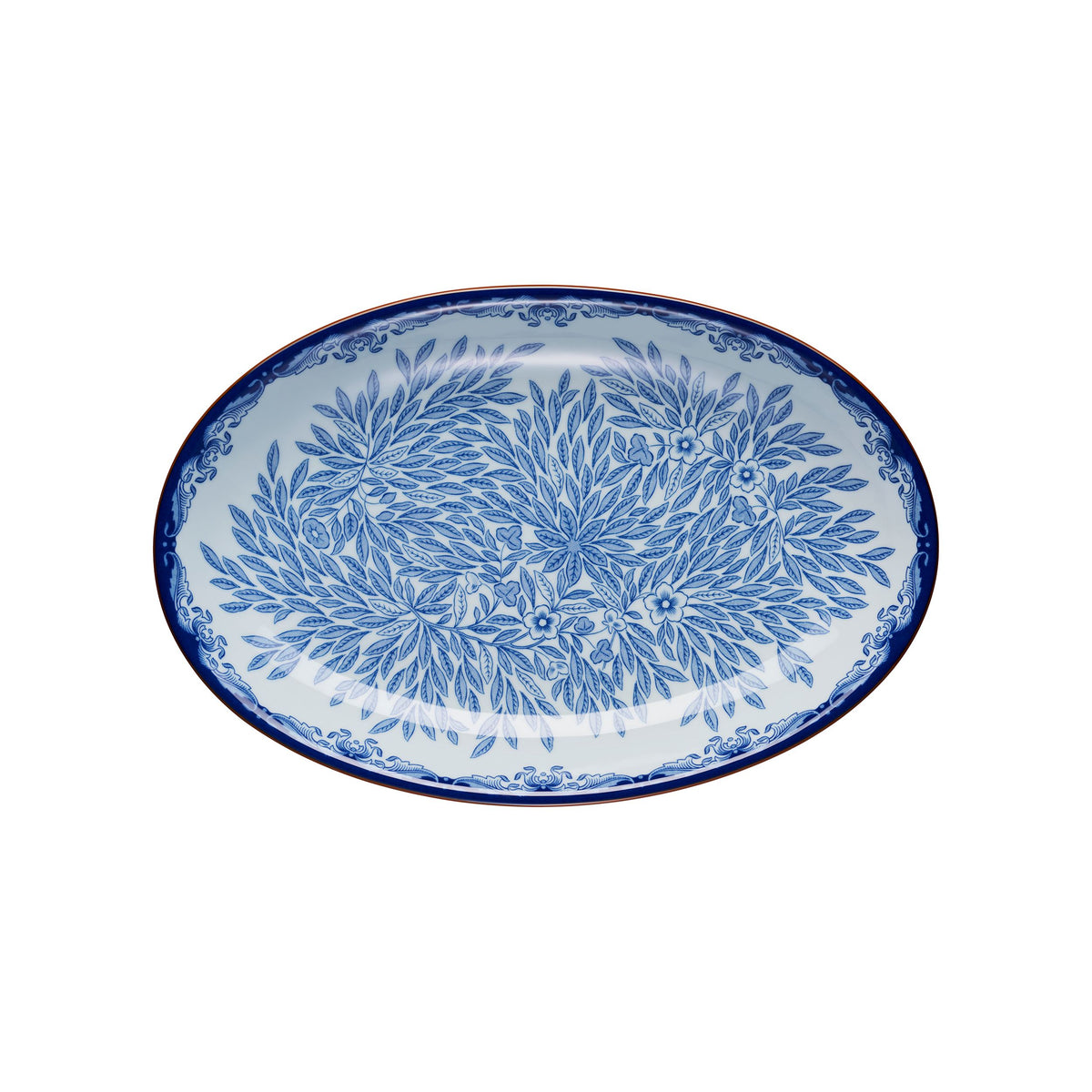 Ostindia Floris oval serveringsfat 33x21 - Ostindia Floris oval platter 33x22cm