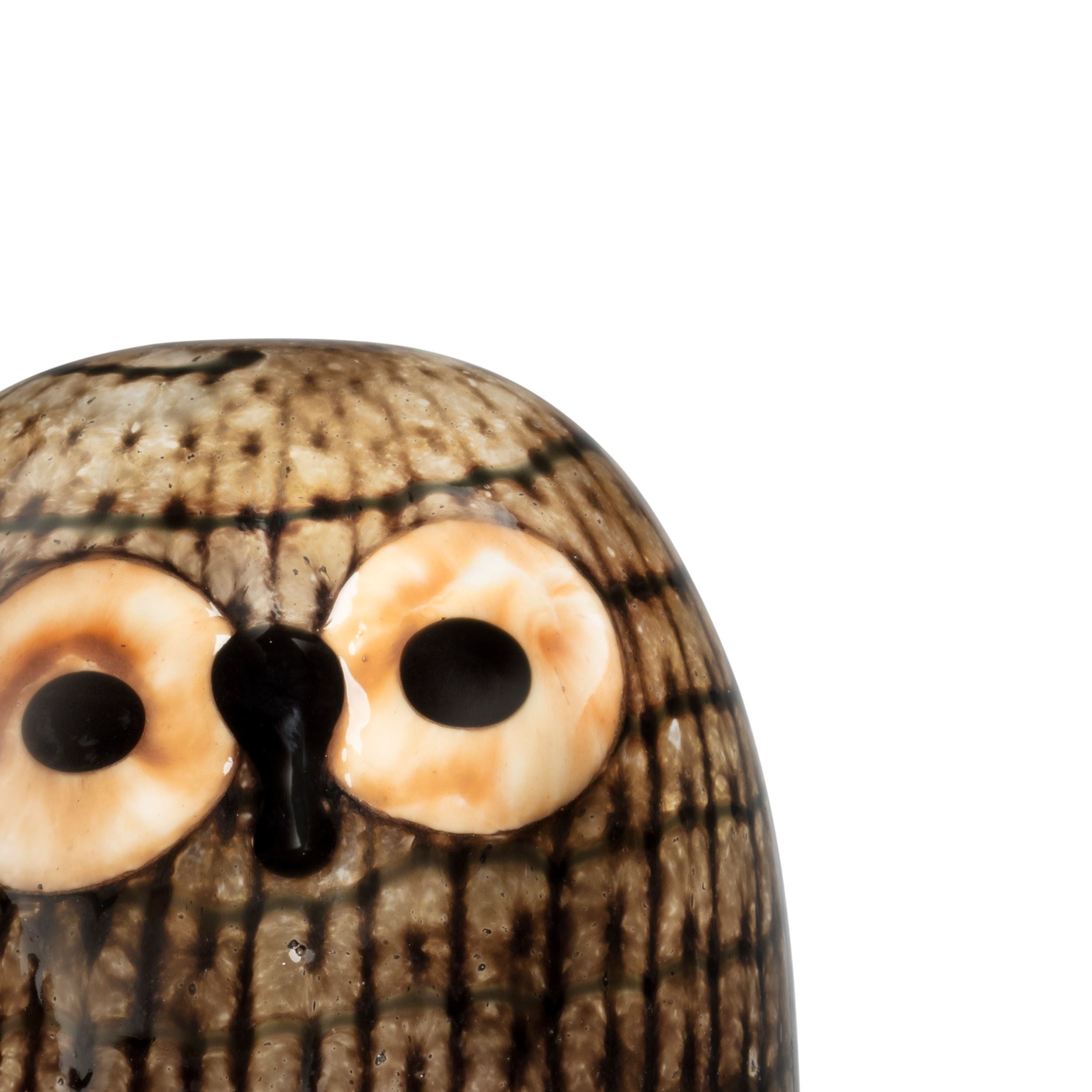 Birds by Toikka Barn Owl 100x155mm brown | Iittala