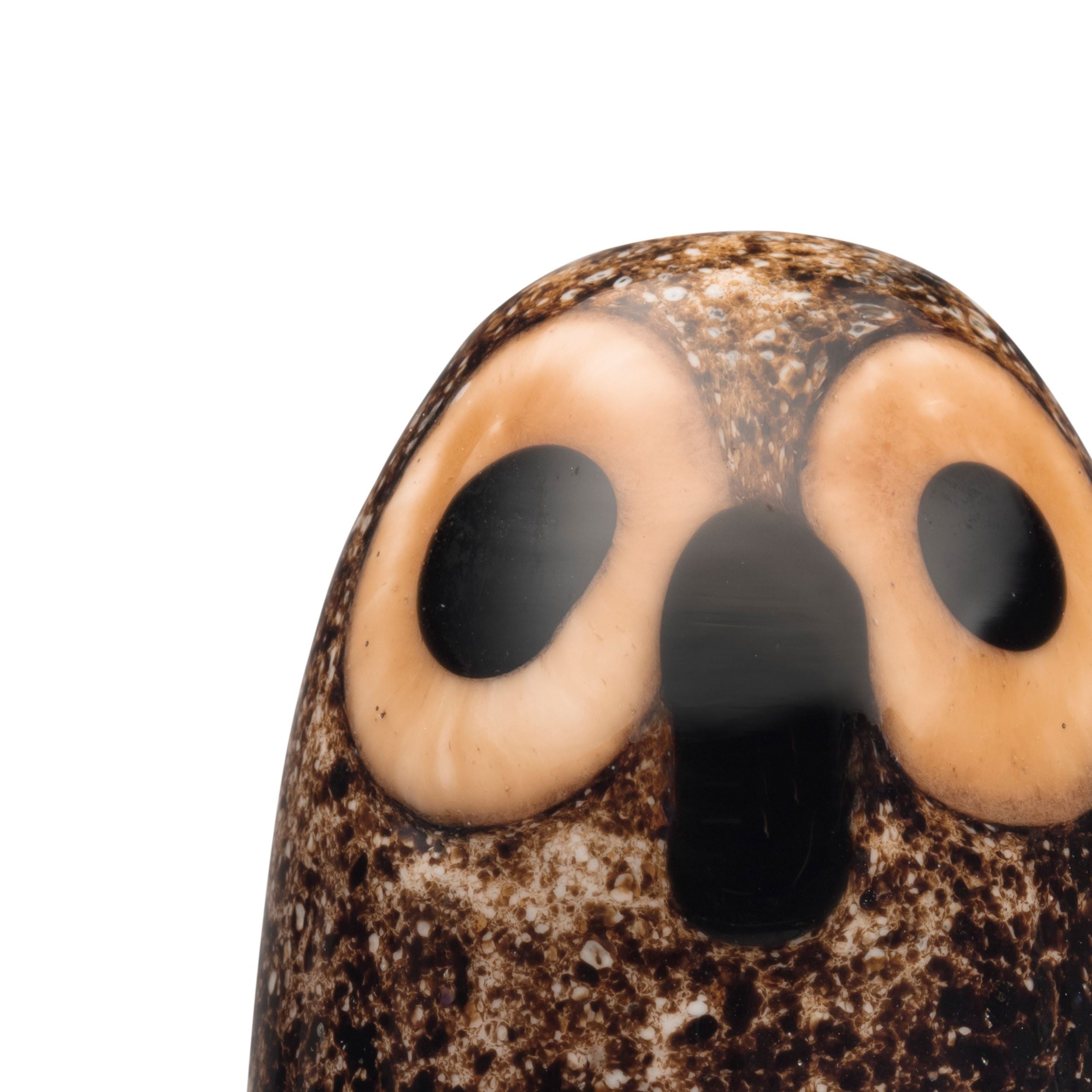 Birds by Toikka Riihipöllön poikanen 45x65mm ruskea | Iittala