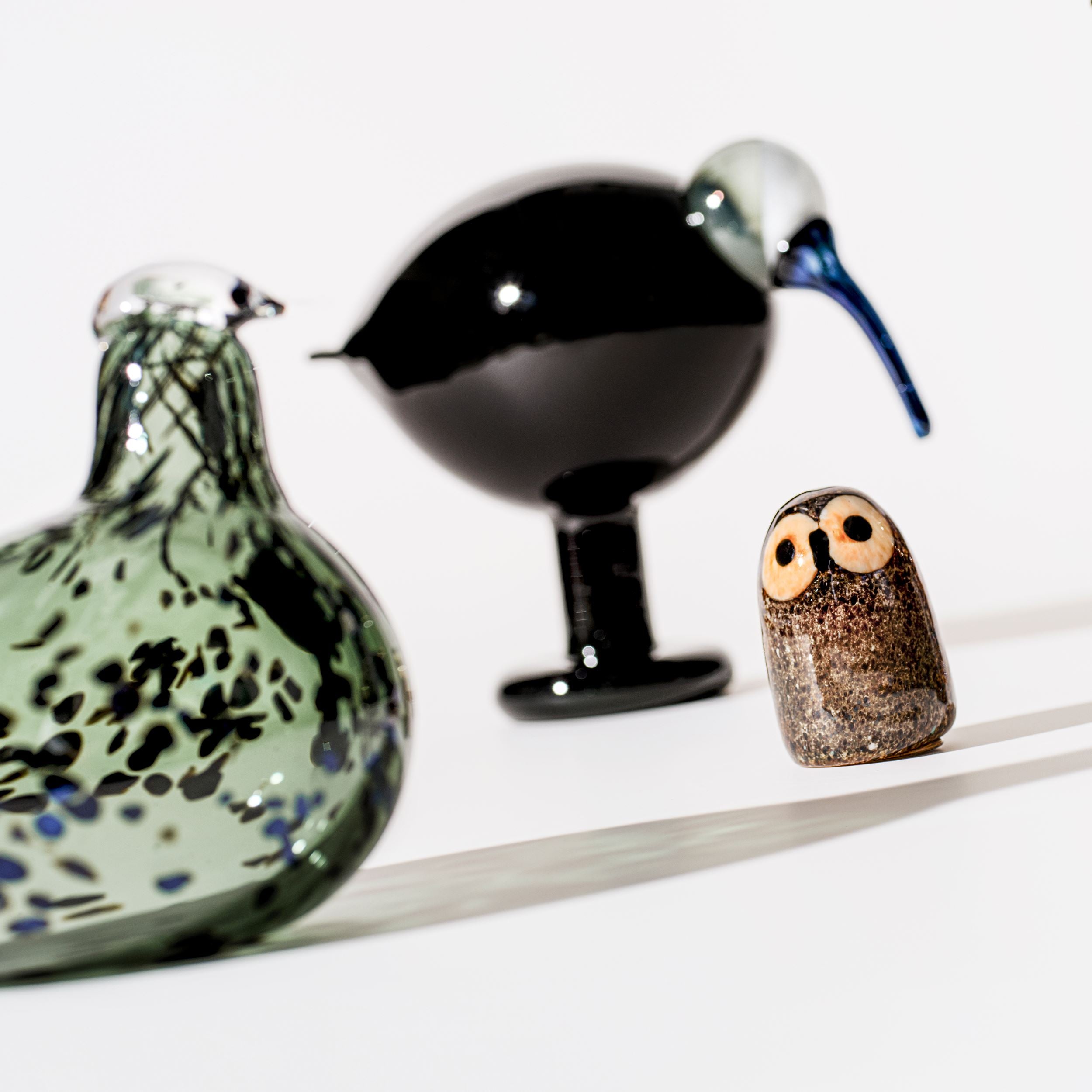 Birds by Toikka Little Barn Owl 45x65mm brown | Iittala