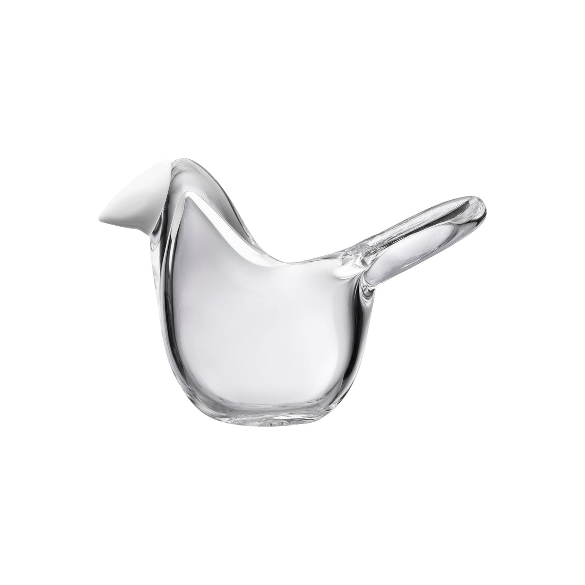 Birds by Toikka sieppo 95x60mm kirkas-valkoinen - BBT Flycatcher 95x60mm clear-white