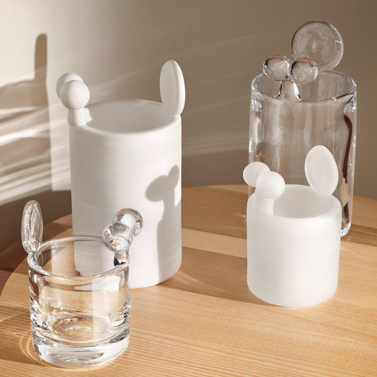 Lumilinna taide-esine 160mm kirkas - Snow Castle glass art 160mm clear