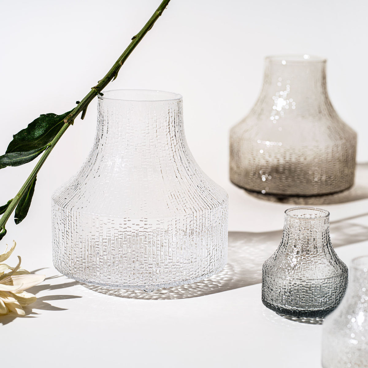 Ultima Thule Glazen vaas 82 x 97 mm circulair glas - Ultima Thule vase 82x97 recirc. glass