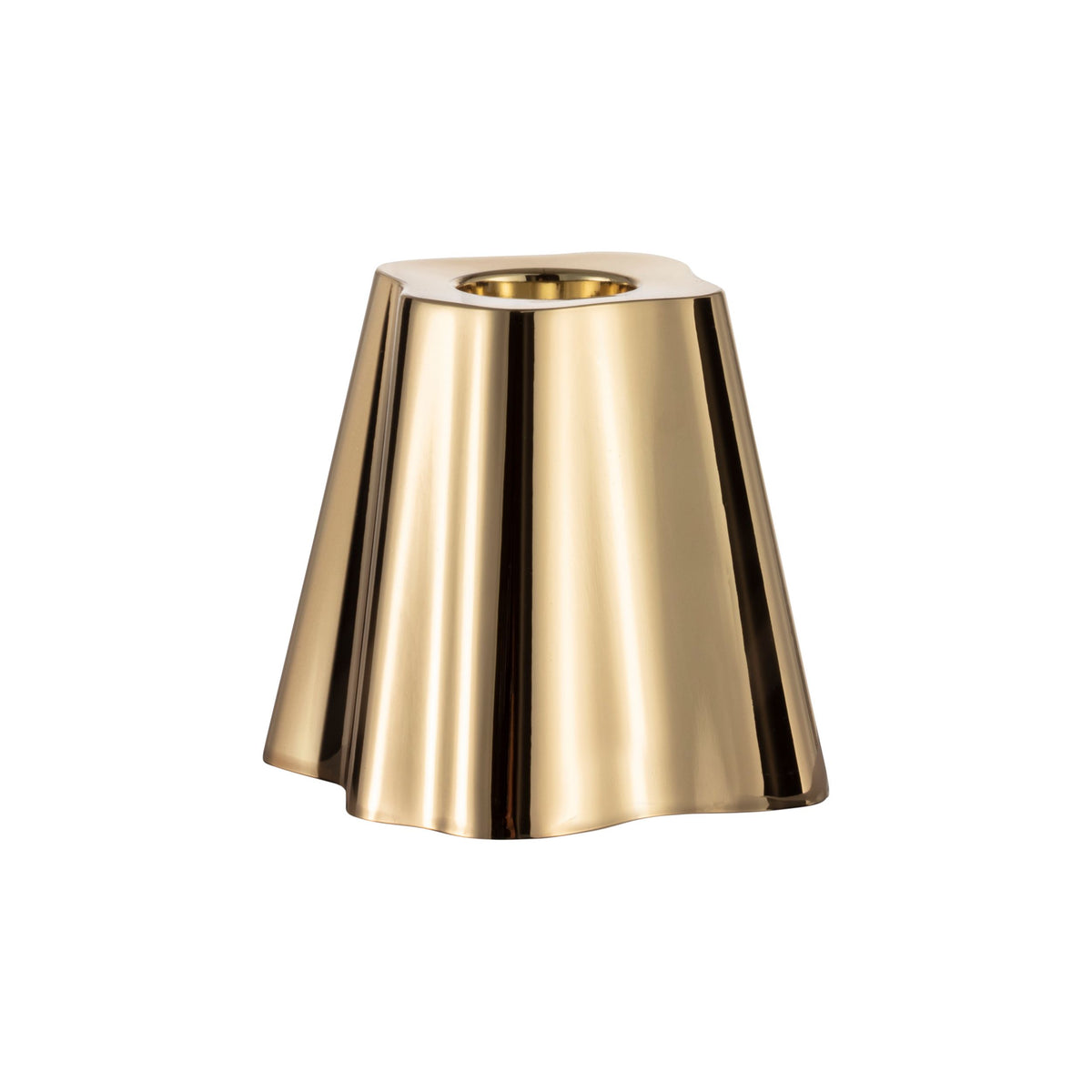 Alvar Aalto -kokoelma kynttilänjalka 65mm messinki - Aalto candle holder 65mm brass