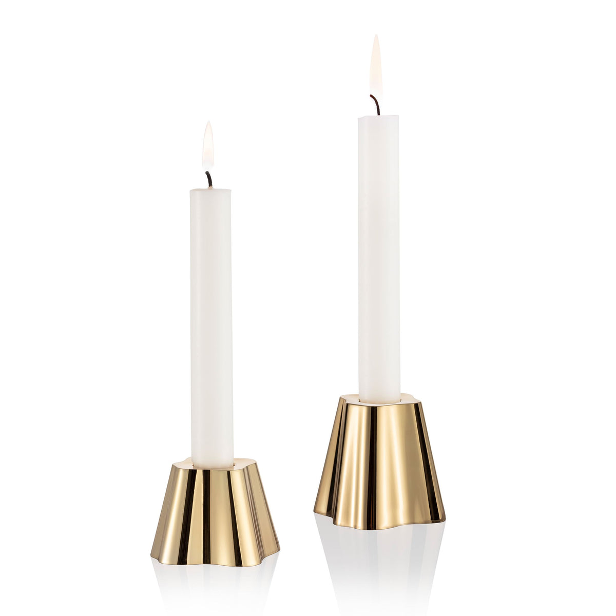 Alvar Aalto -kokoelma kynttilänjalka 65mm messinki - Aalto candle holder 65mm brass