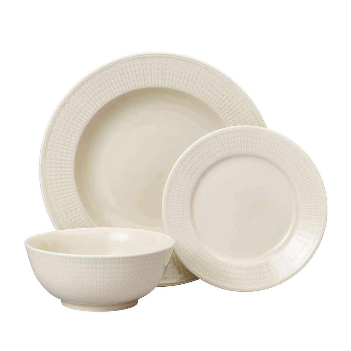 Swedish Grace tallrik djup 25cm havre - SWGR plate deep 25cm oat