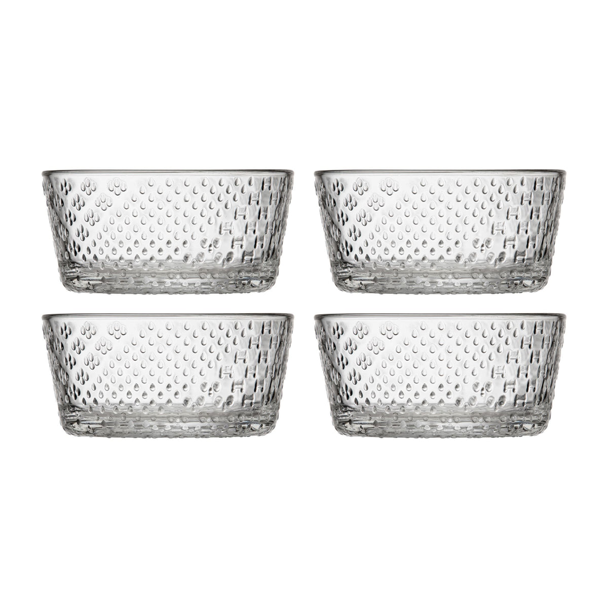 Tundra bowl 25cl clear 4pc