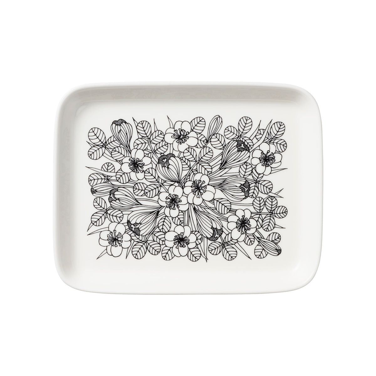Krokus plate 15x19cm black