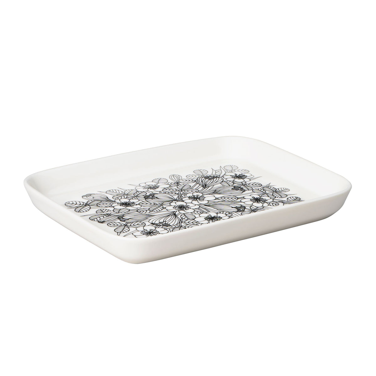 Krokus plate 15x19cm black