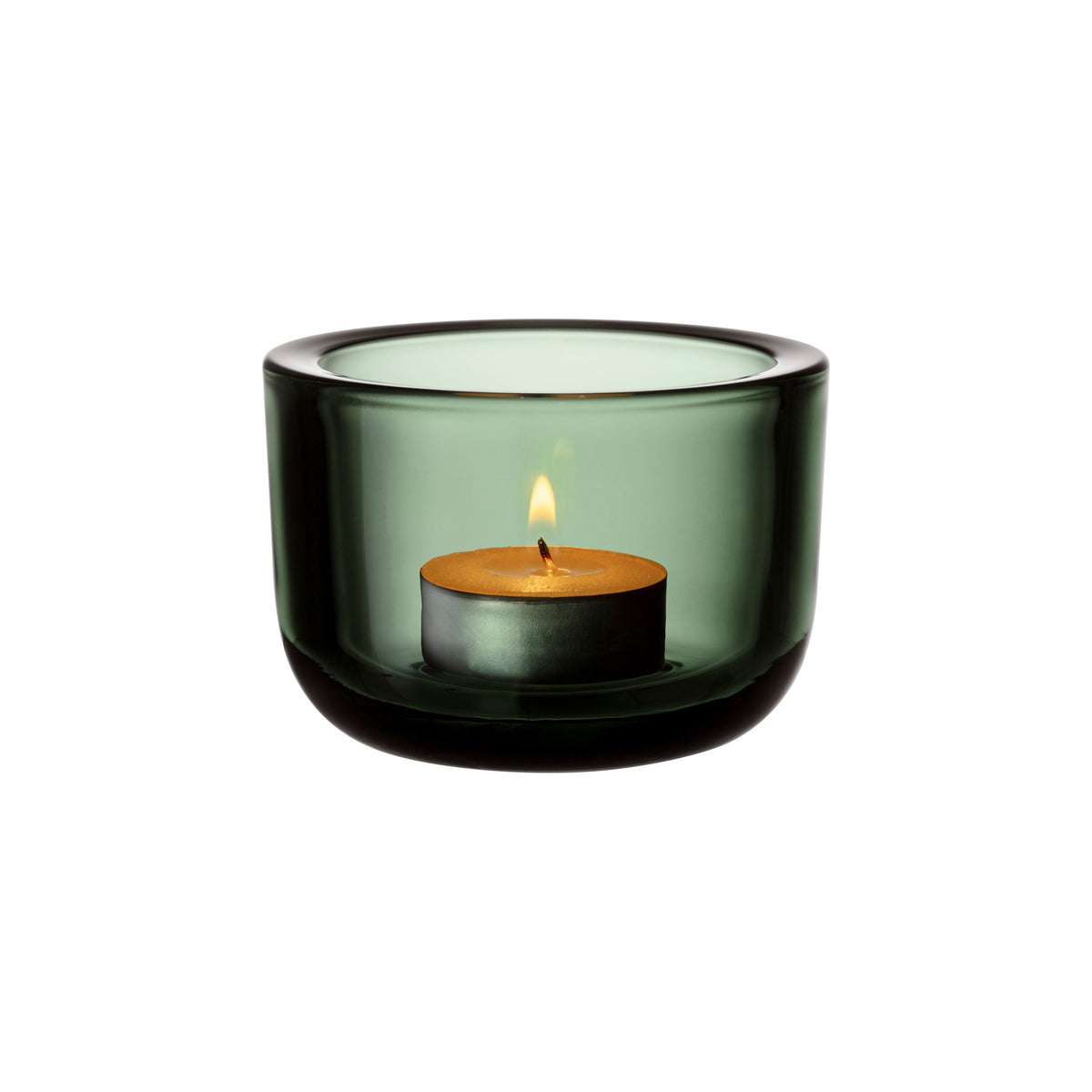 Valkea teal.candleholder 60mm pine green
