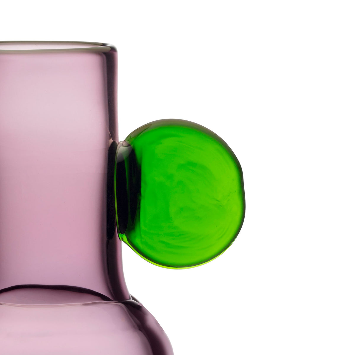 Oiva Toikka Collection kunstvaas 250mm groen-heide - O.Toikka art vase 250mm green-calluna