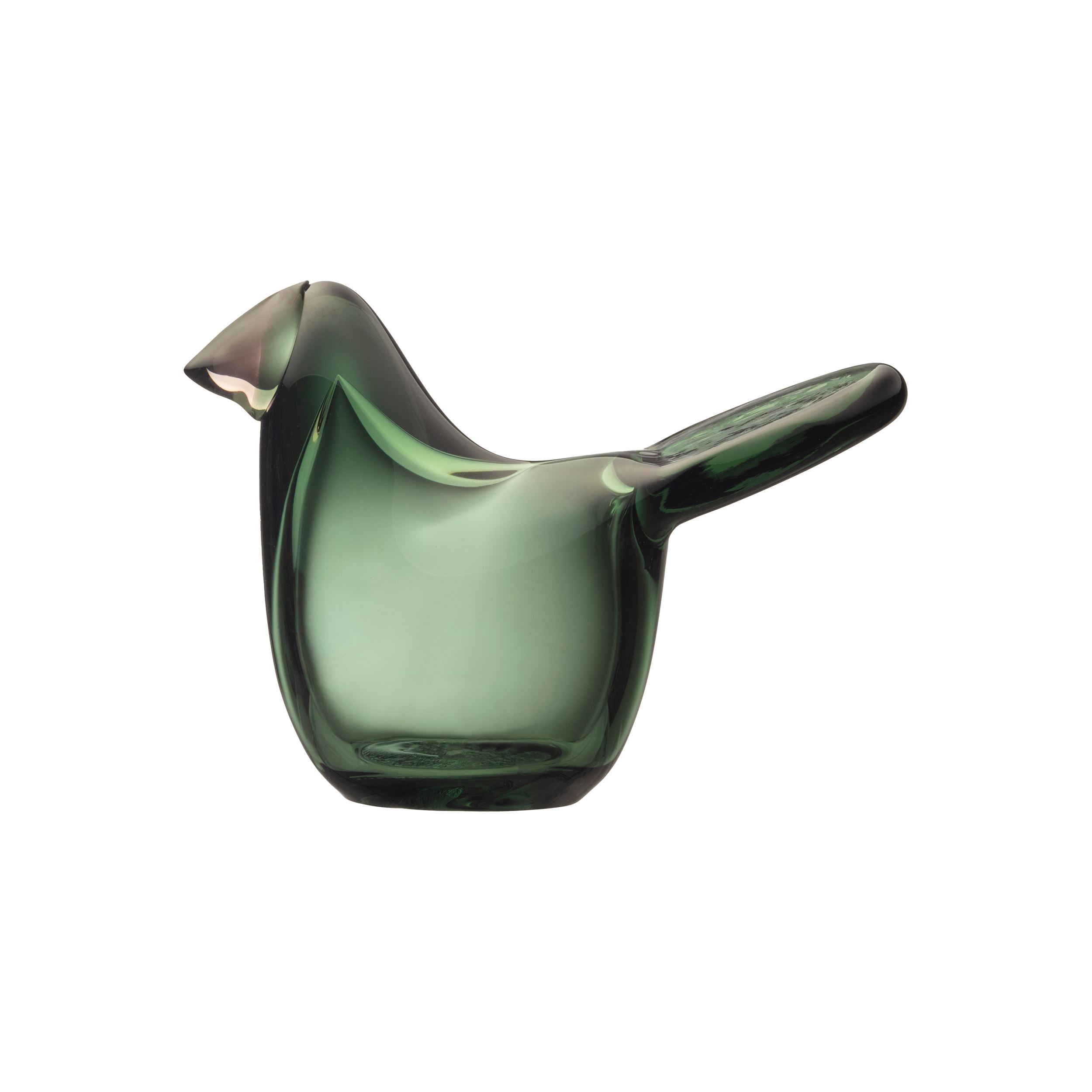 Birds by Toikka Flycatcher 95x60mm pine green-salmon pink | Iittala