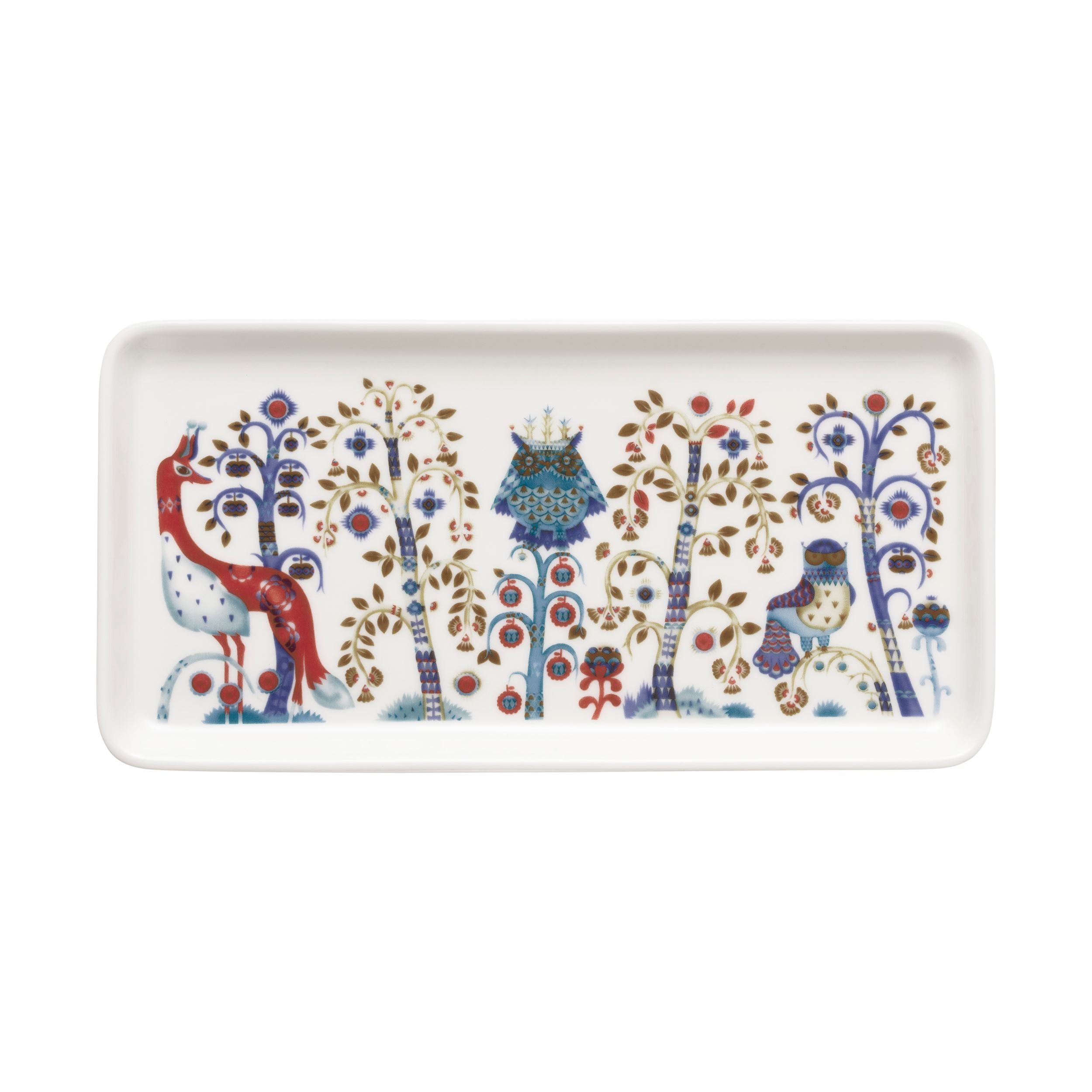 Taika plate rectangle 12x24cm white | Iittala